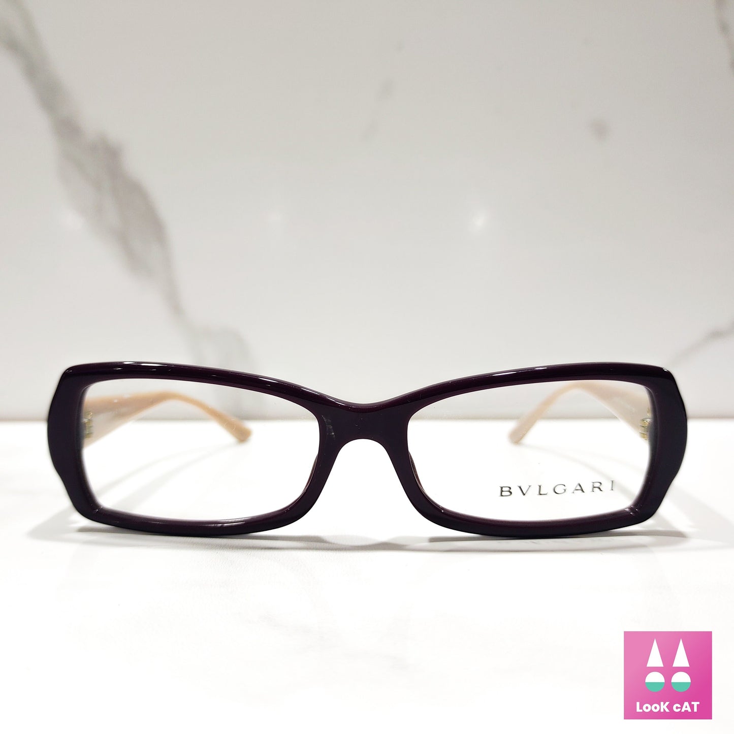 Bvlgari 限量版眼镜框水钻边框 brille 色调 y2k 无框