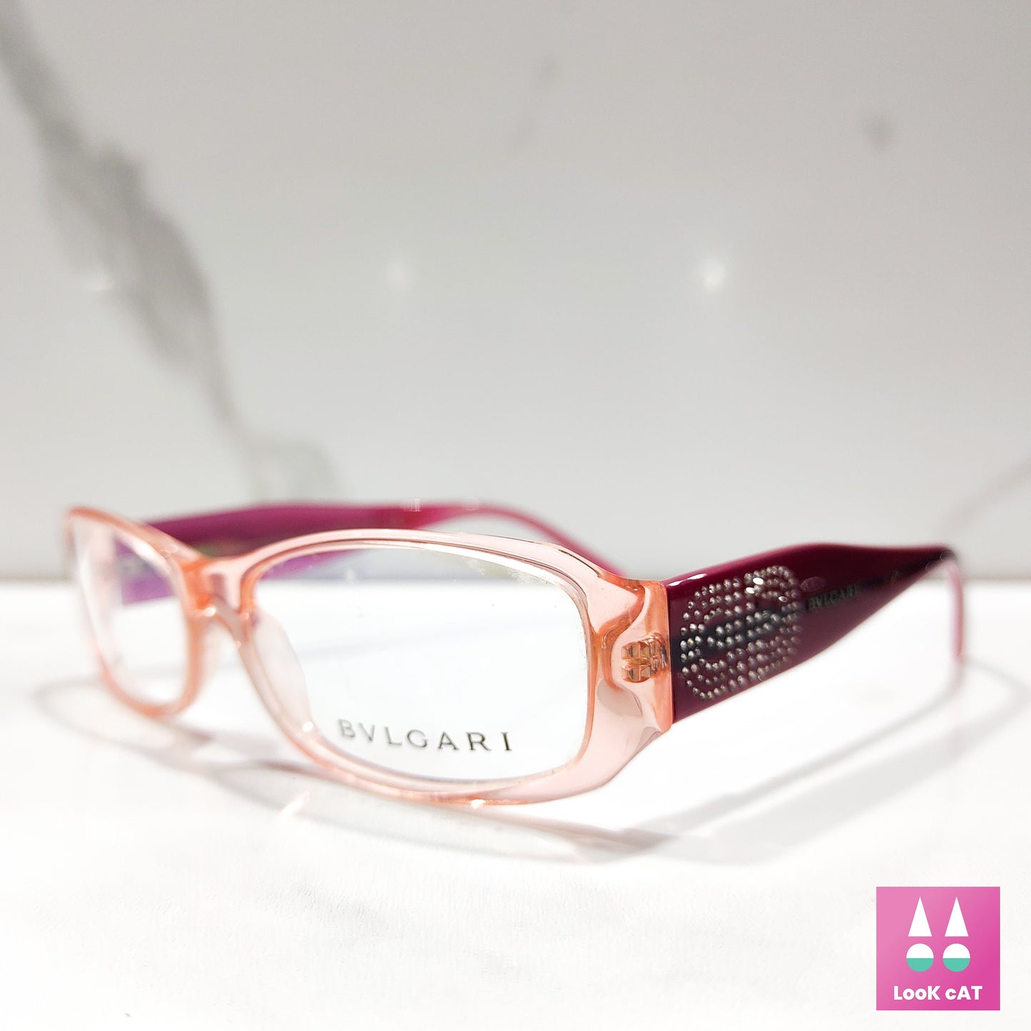 Bvlgari 眼镜框带 strass lunette brille y2k shades 无框