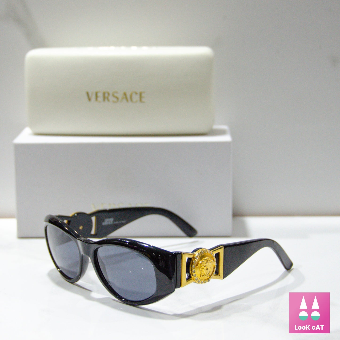 Occhiali da sole Gianni Versace mod 424 strass lunette brille occhiali sole gafas