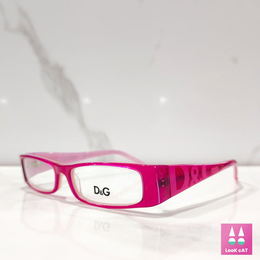 Dolce and Gabbana D&amp;G vintage eyewear pink eyeglasses lunette brille y2k