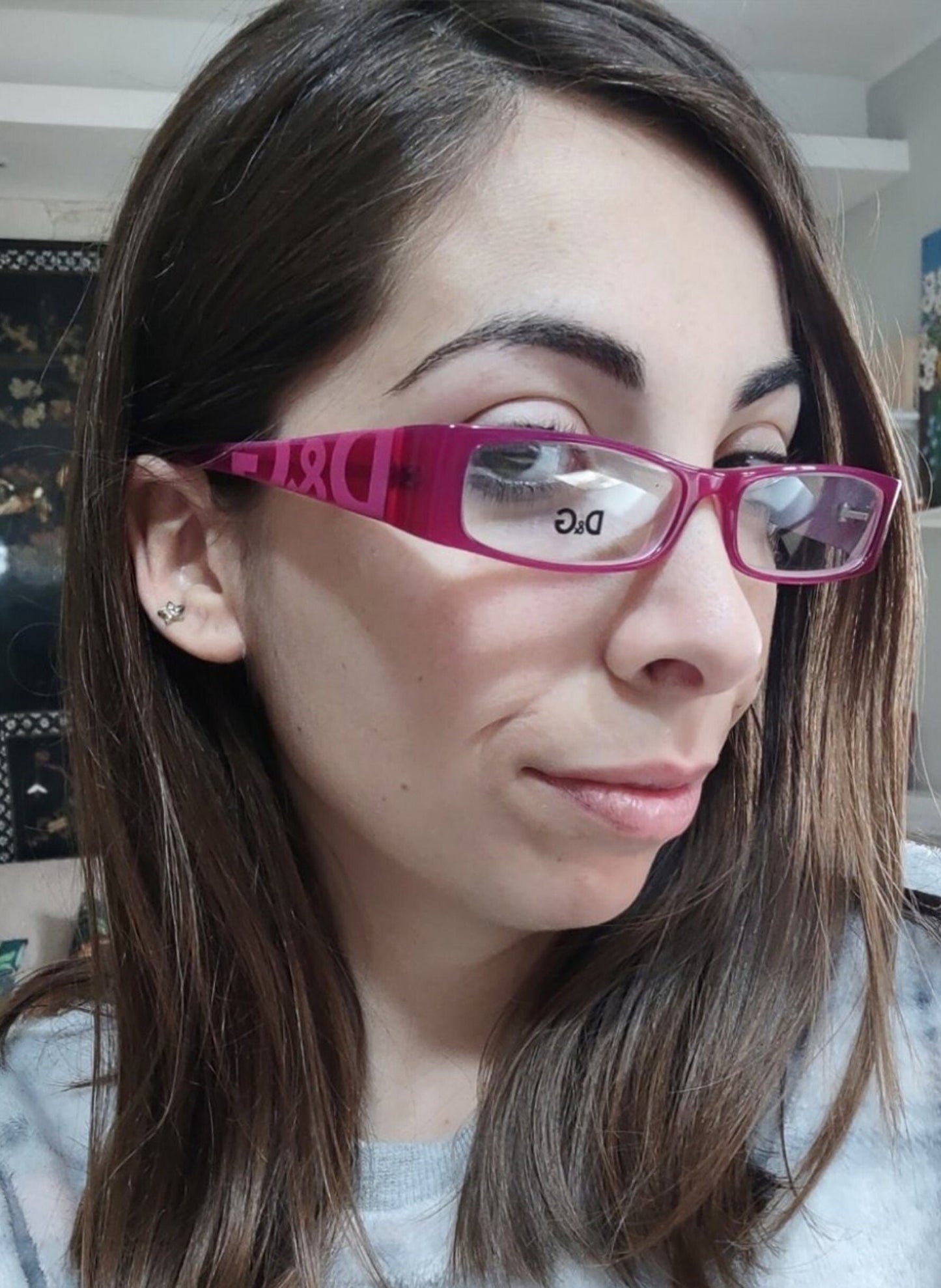 Dolce e Gabbana D&G occhiali da vista vintage eyewear pink occhiali lunetta brille y2k