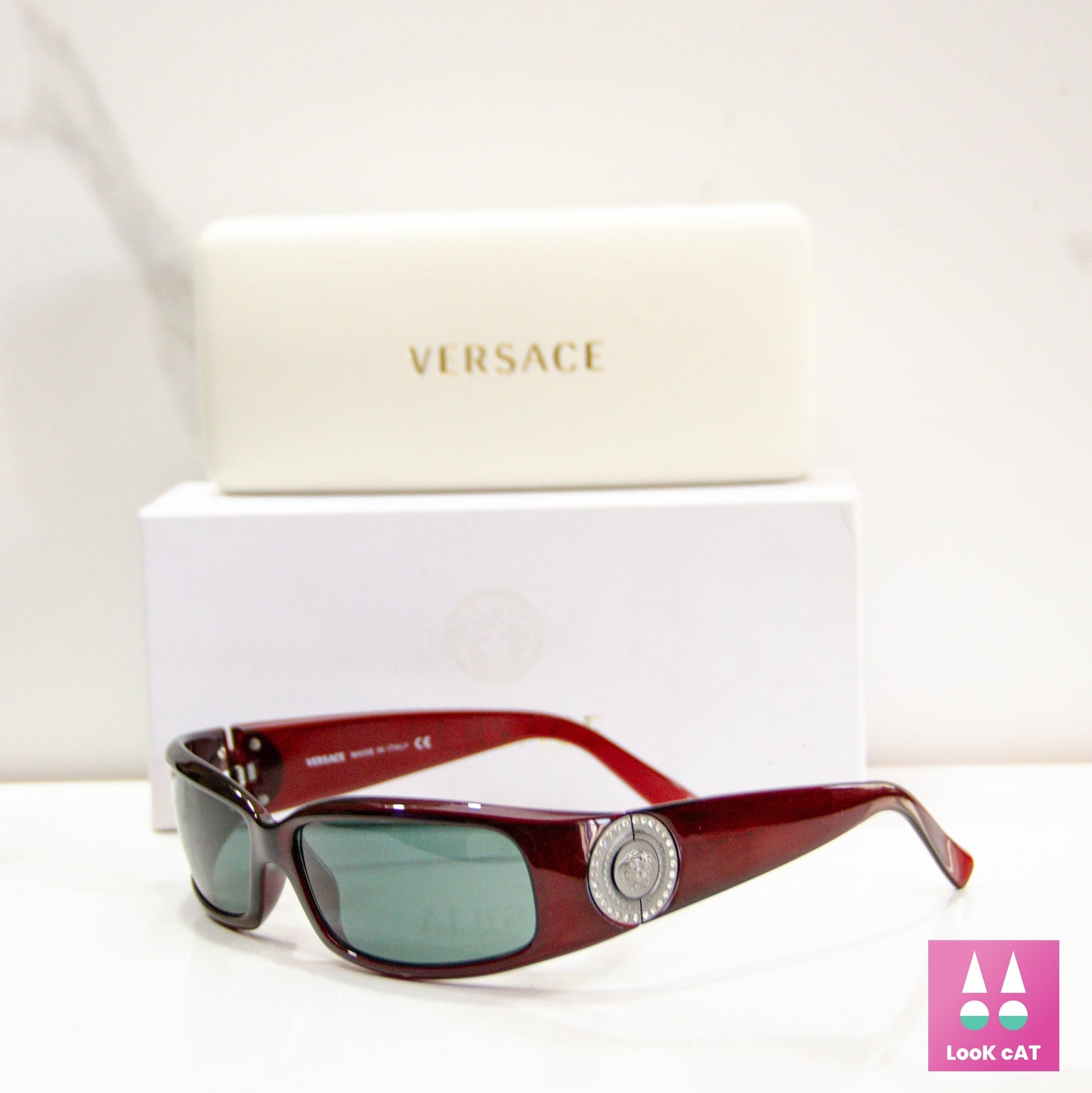 Occhiali da sole Versace 4044-B coin con cristalli Medusa Swarovski