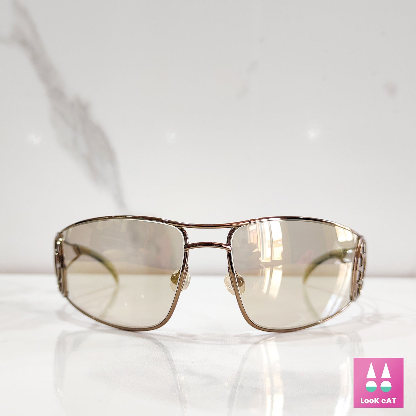 Christian Dior Calandre rari occhiali da sole vintage con scudo avvolgente occhiali gafas y2k Raro