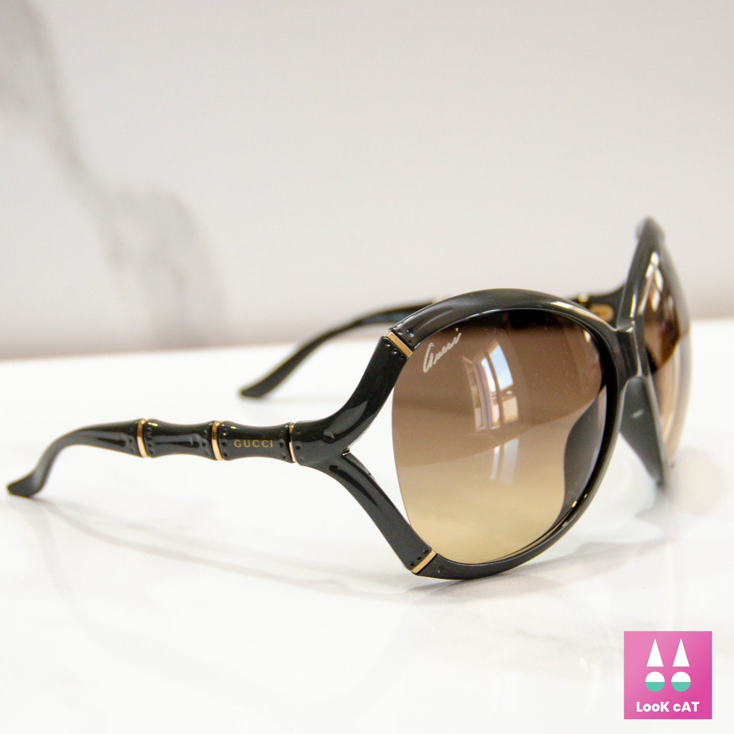 Gucci Bamboo GG3509 occhiali da sole vintage occhiali lunetta brille anni '90