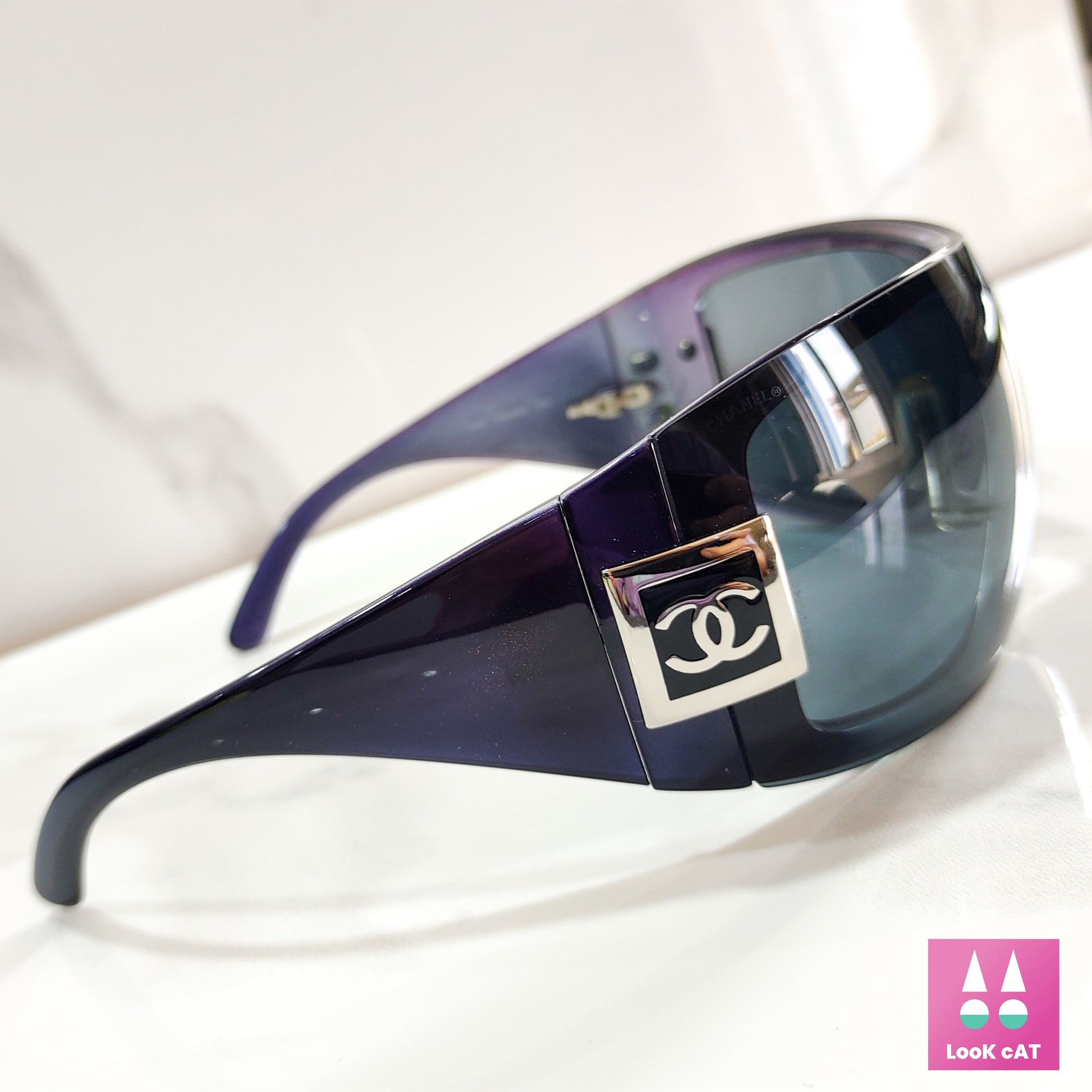 Chanel sunglasses model 5086 NOS wrap shield lunette Never used brille –  LookcatSunglasses