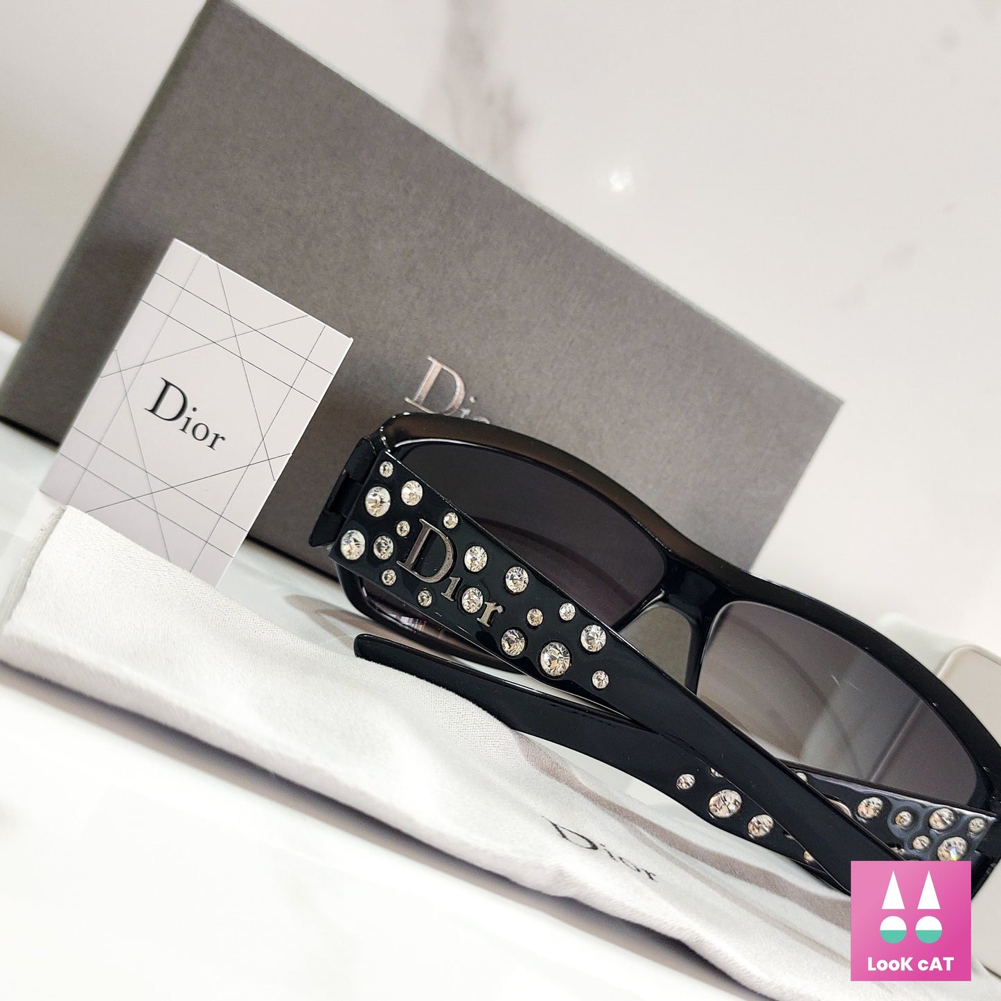 Christian Dior Y2K sparkling 2 复古太阳镜眼镜 gafas Y2k