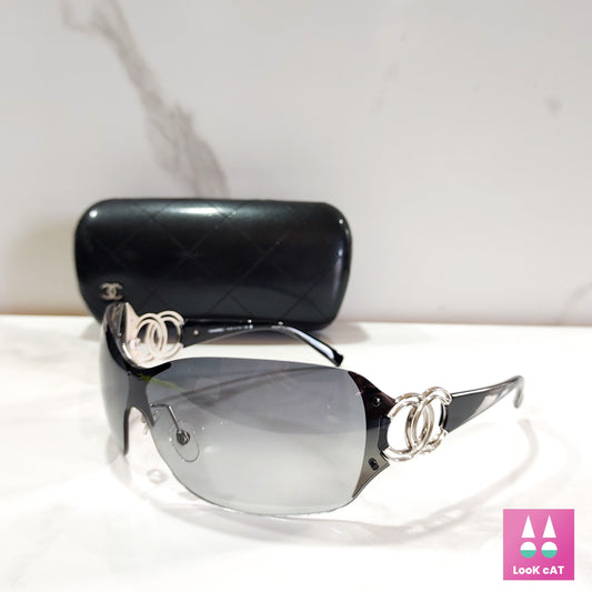 Chanel sunglasses model 4147 NOS wrap shield lunette brille shades y2k
