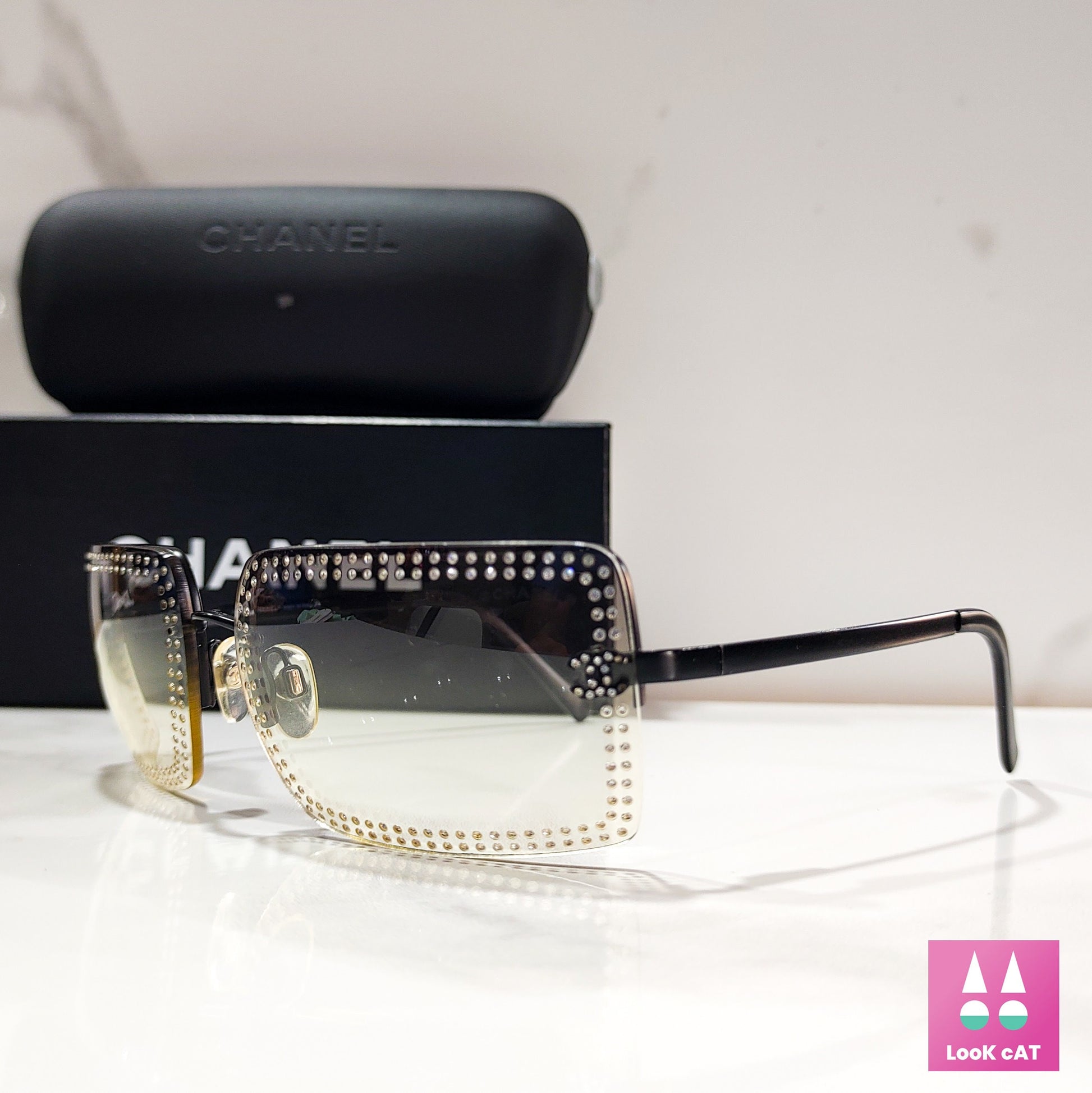 Chanel sunglasses model 4105 limited edition lunette brille y2k shades –  LookcatSunglasses