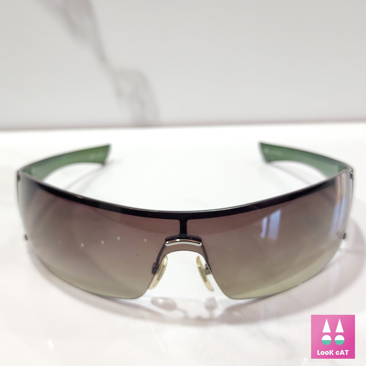 Gucci 1824 vintage wrap shield sunglasses NOS lunette brille glasses 90s