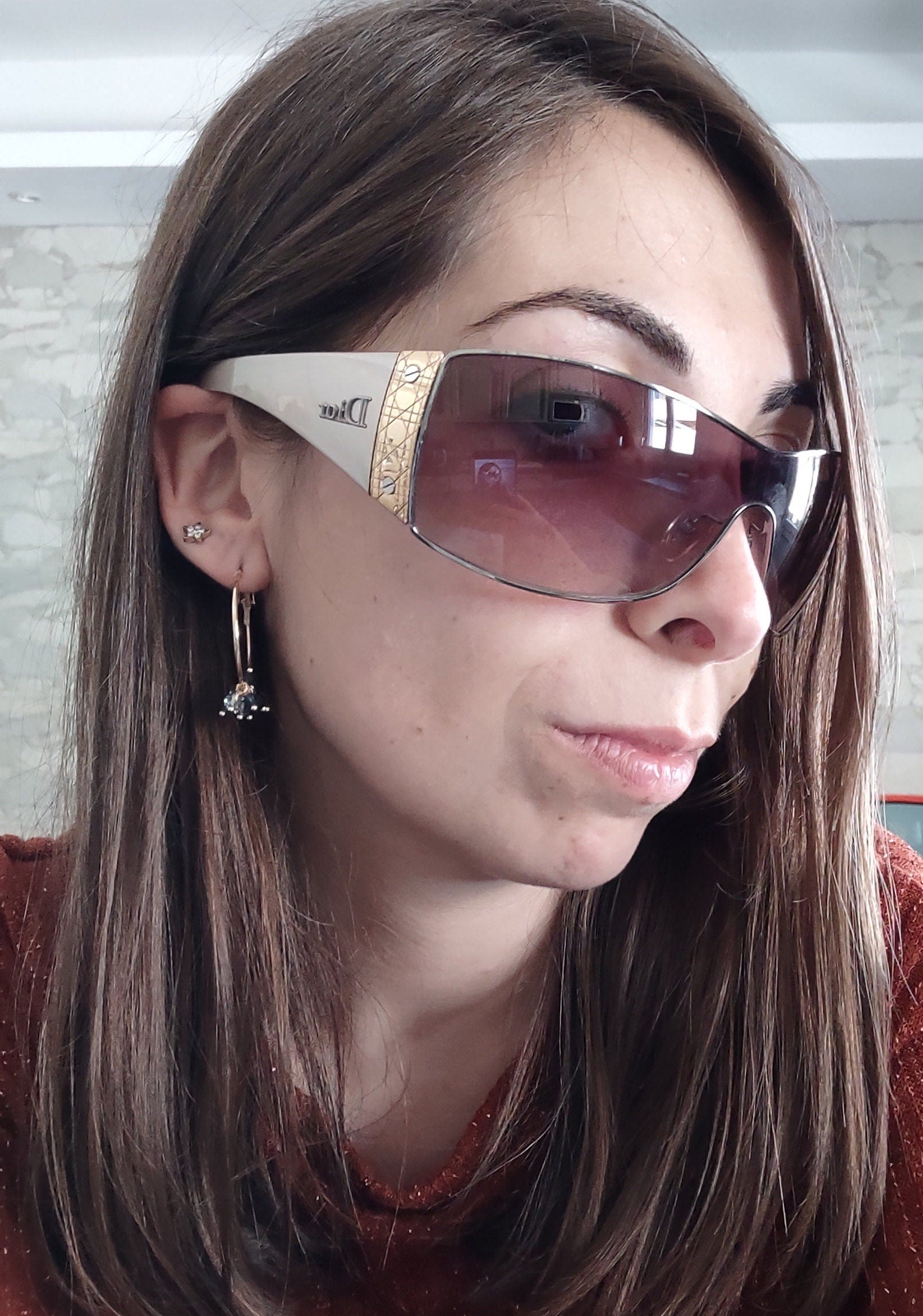 Dior MIXT vintage shield sunglasses NOS new gafas y2k glasses –  LookcatSunglasses