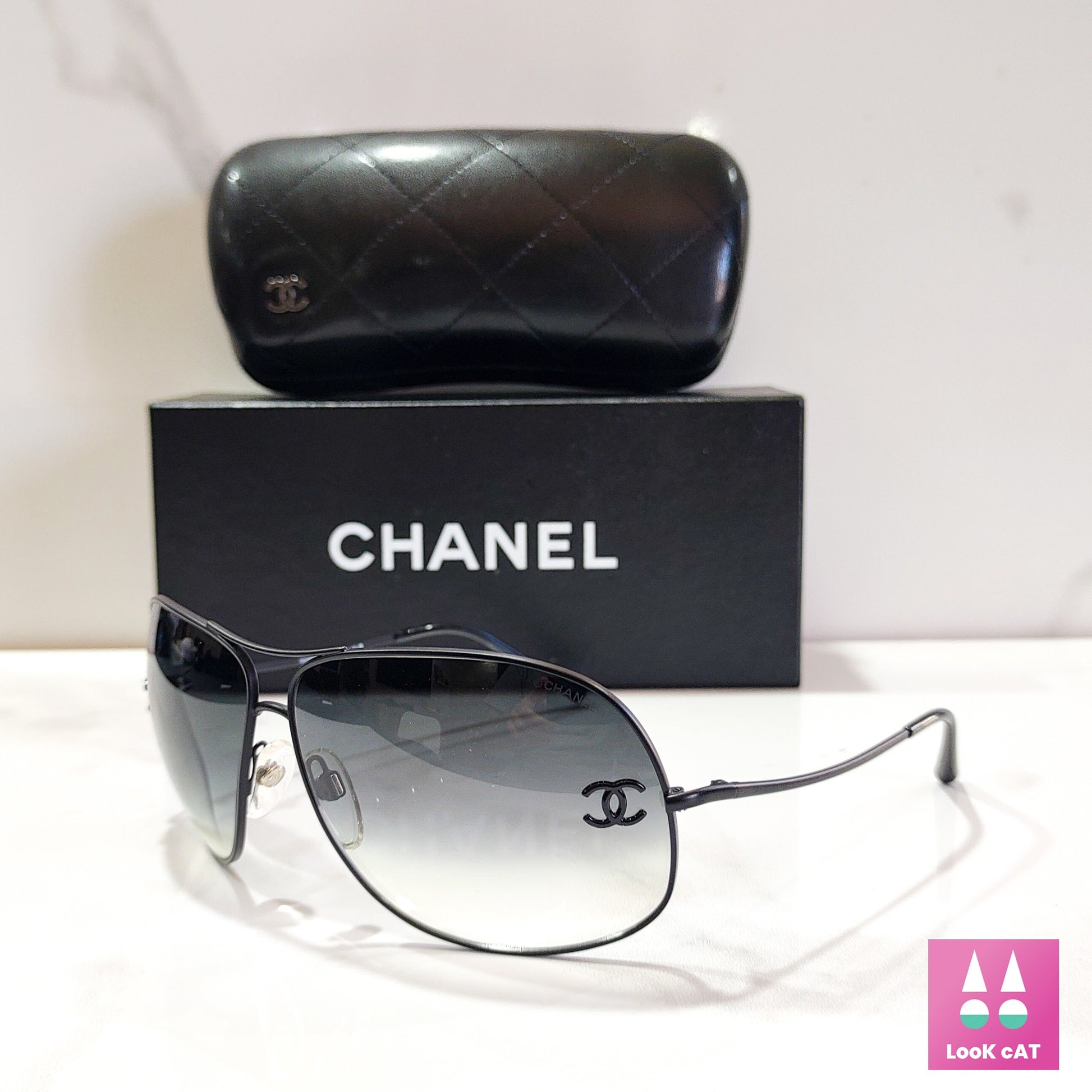 Chanel sunglasses model 4132 Nos lunette brille y2k shades new old sto –  LookcatSunglasses