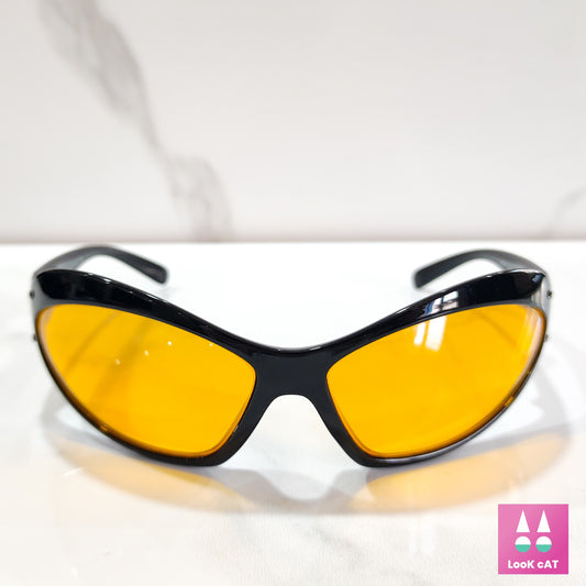 Occhiali da sole Prada modello SPR 10F a mascherina lunette brille y2k shades