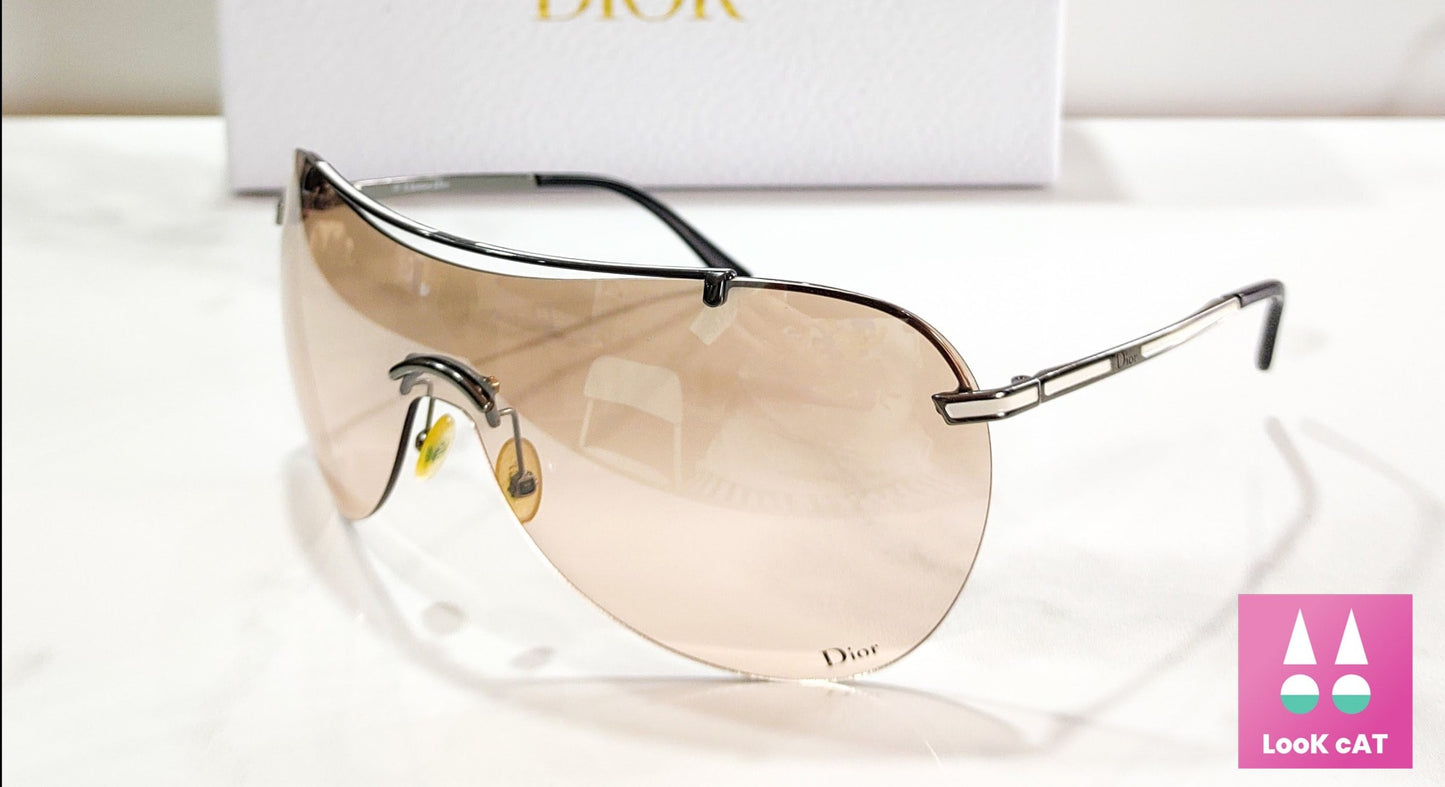 Vintage Dior AIR 1 太阳镜 y2k 边框太阳镜