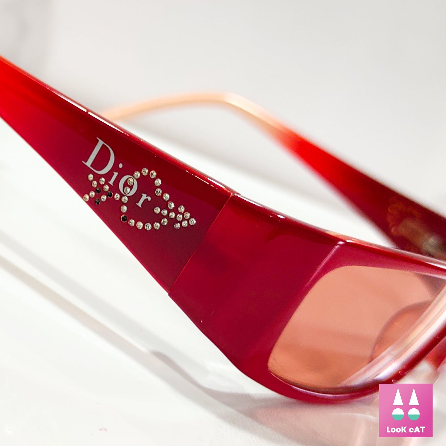 Christian Dior 3088 Heart 复古太阳镜眼镜 gafas Y2k