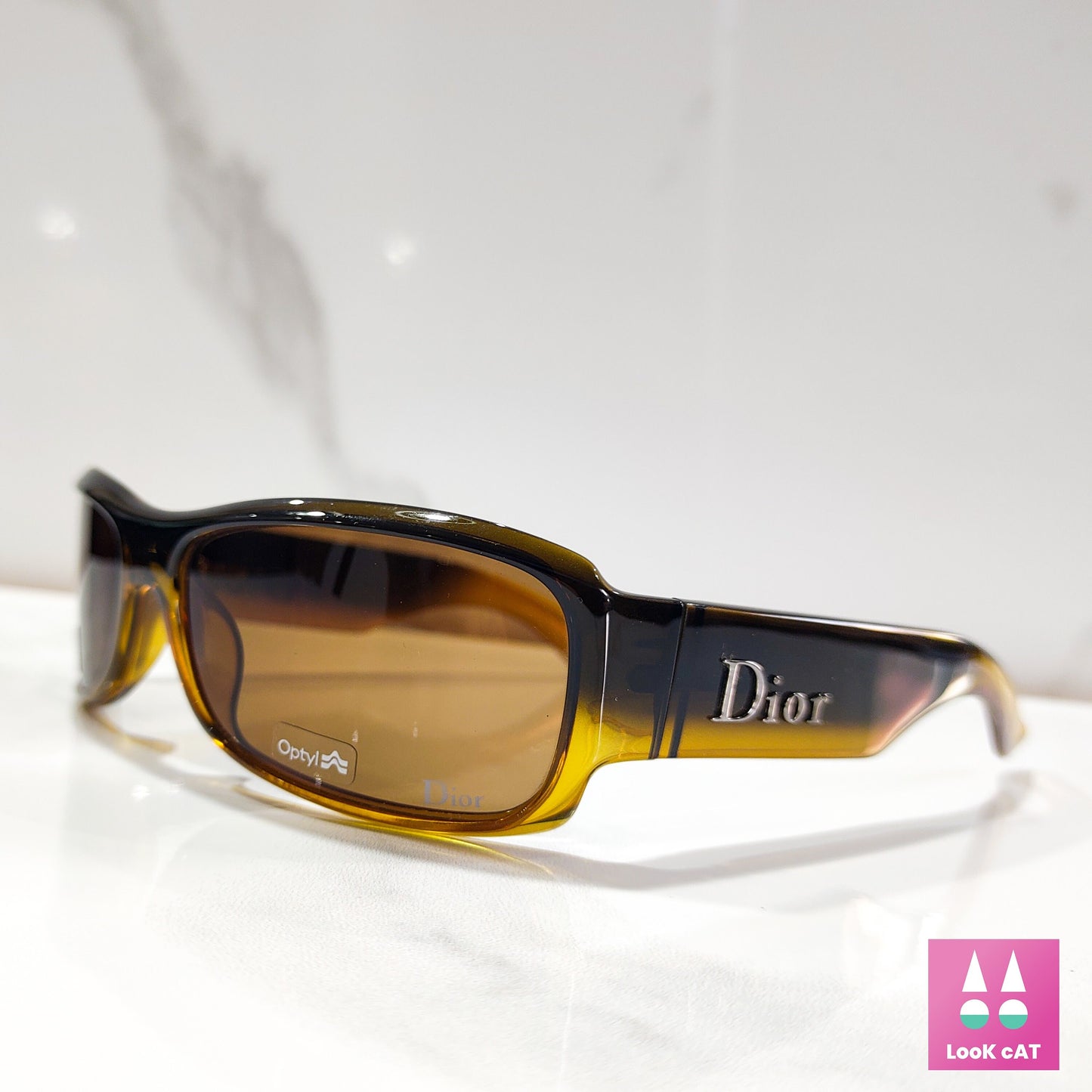 Dior 复古拉丁女孩太阳镜 y2k NOS 新款边框太阳镜