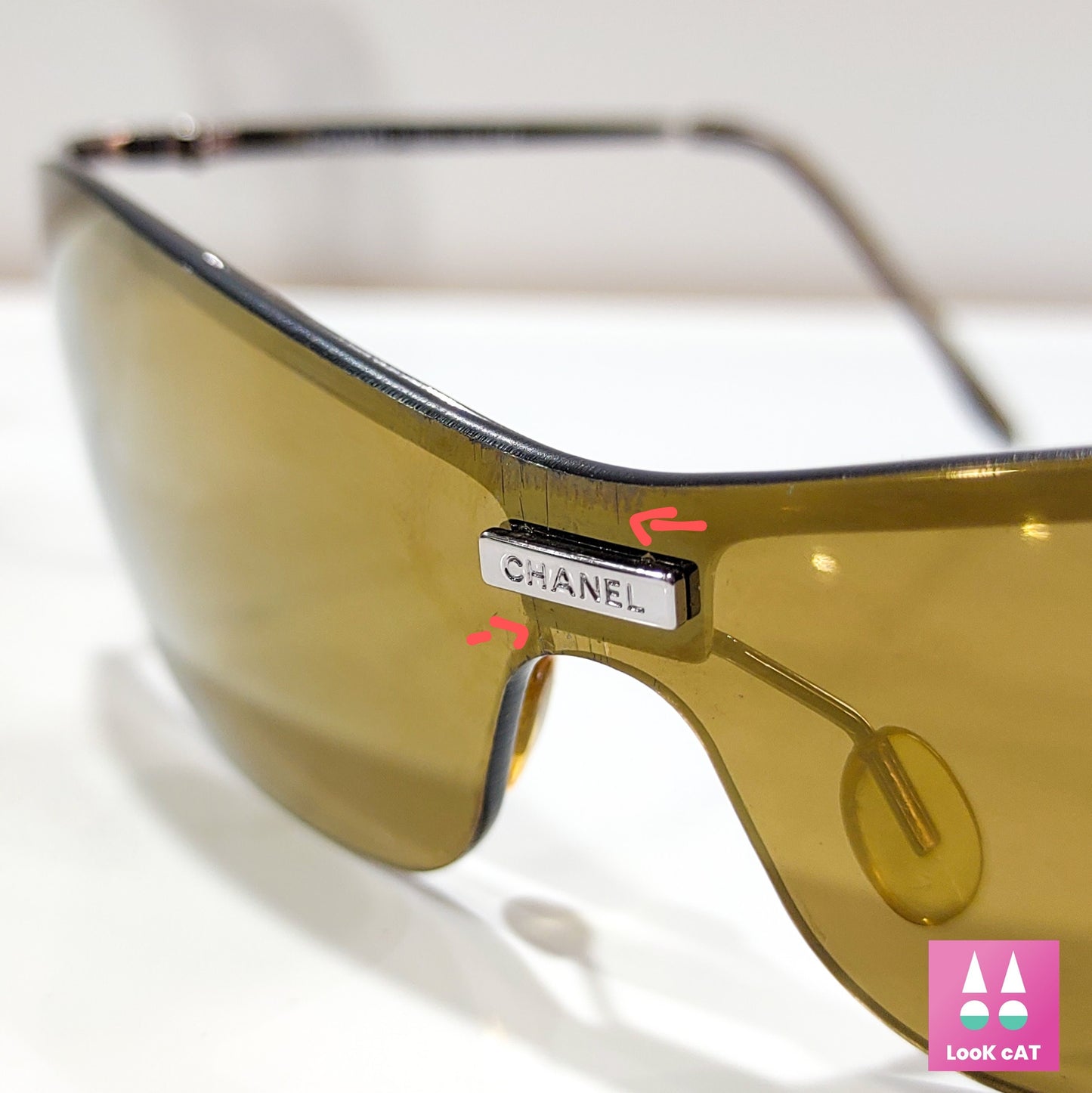 Chanel 4042 vintage sunglasses y2k bezel sunglasses