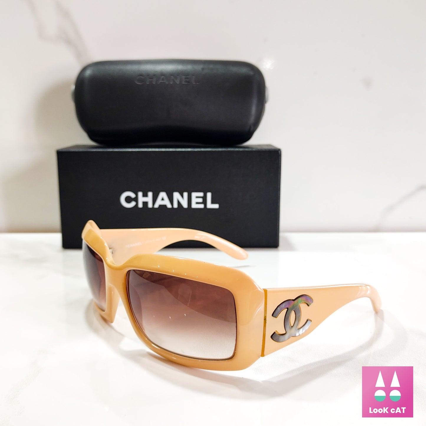 Occhiali da sole Chanel modello 5076 lunette brille Y2k tonalità anni '90