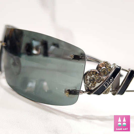 Vintage Dior Heart Core Rare Wrap Sunglasses Y2K glasses gafas