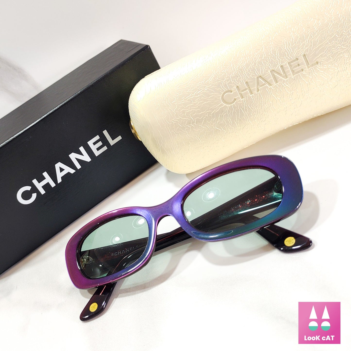 Occhiali da sole Chanel modello 5011 lunette brille sfumature anni '90