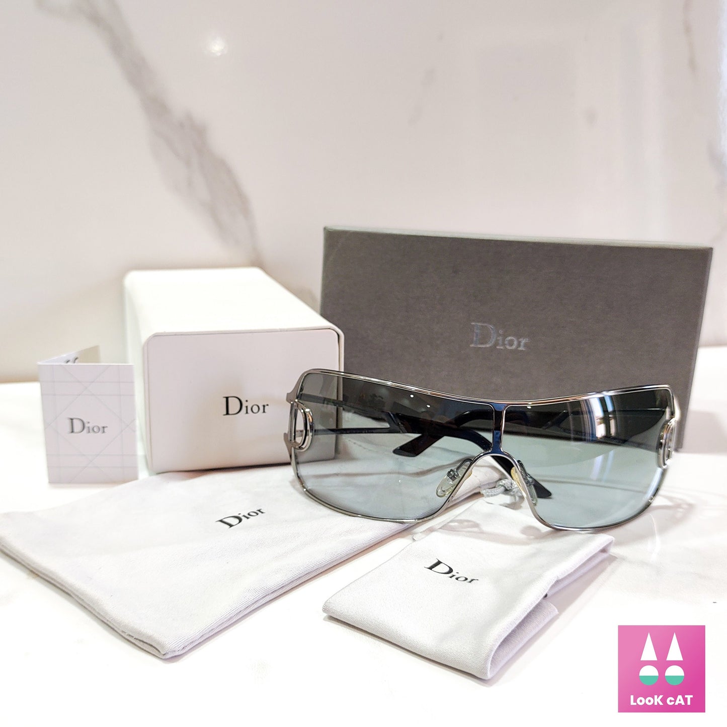 Dior Diorissimo 2 occhiali da sole vintage occhiali gafas Y2k NOS mai indossati