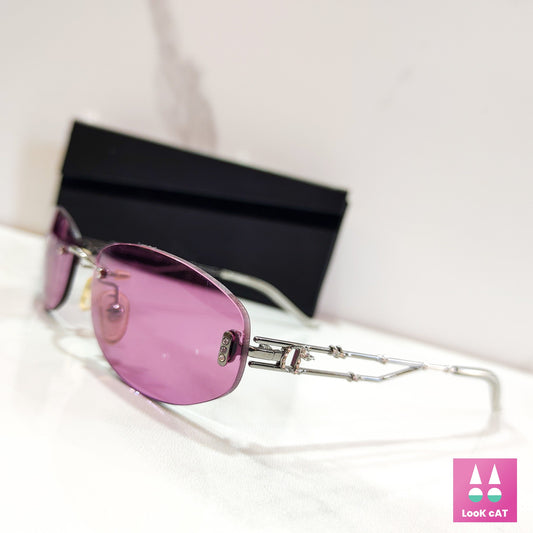 Christian Dior 3636 fiamma occhiali da sole vintage rosa rari occhiali gafas y2k occhiali senza montatura