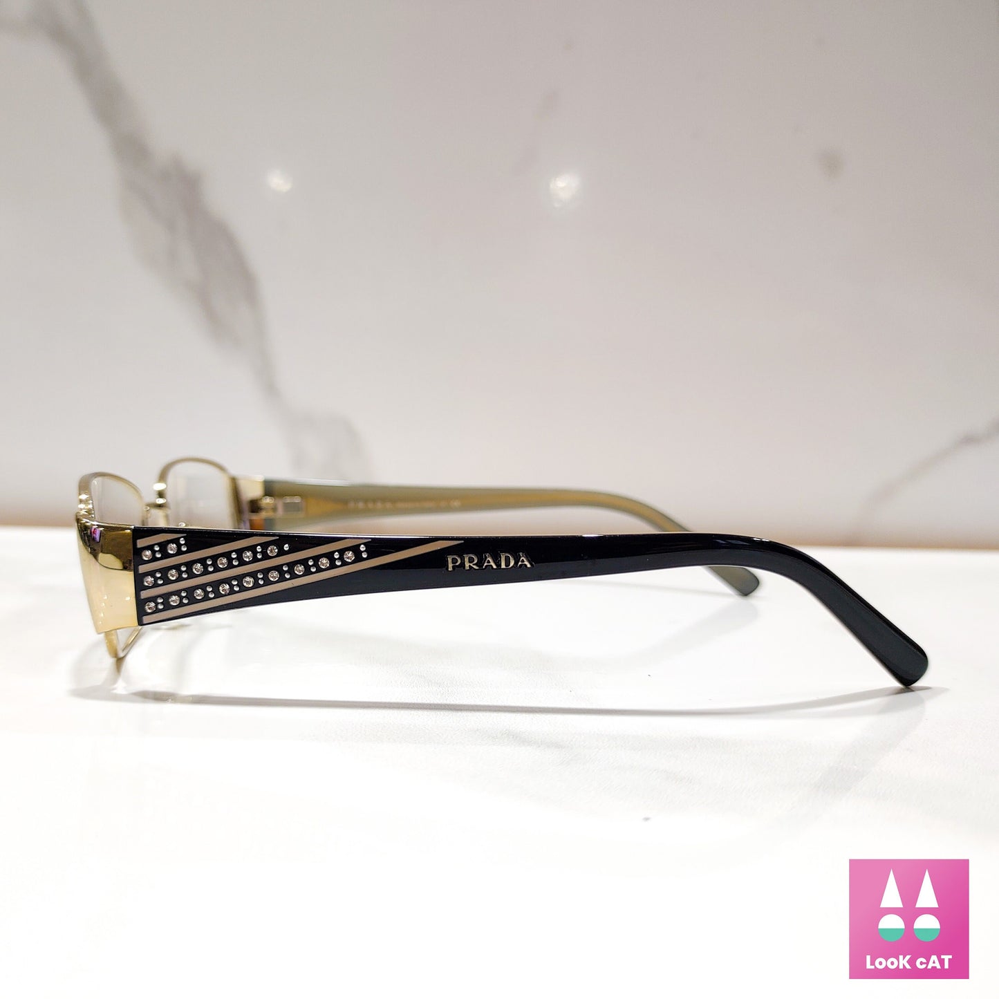 Prada VPR 68L eyeframe occhiali da vista lunetta brille y2k sfumature senza montatura