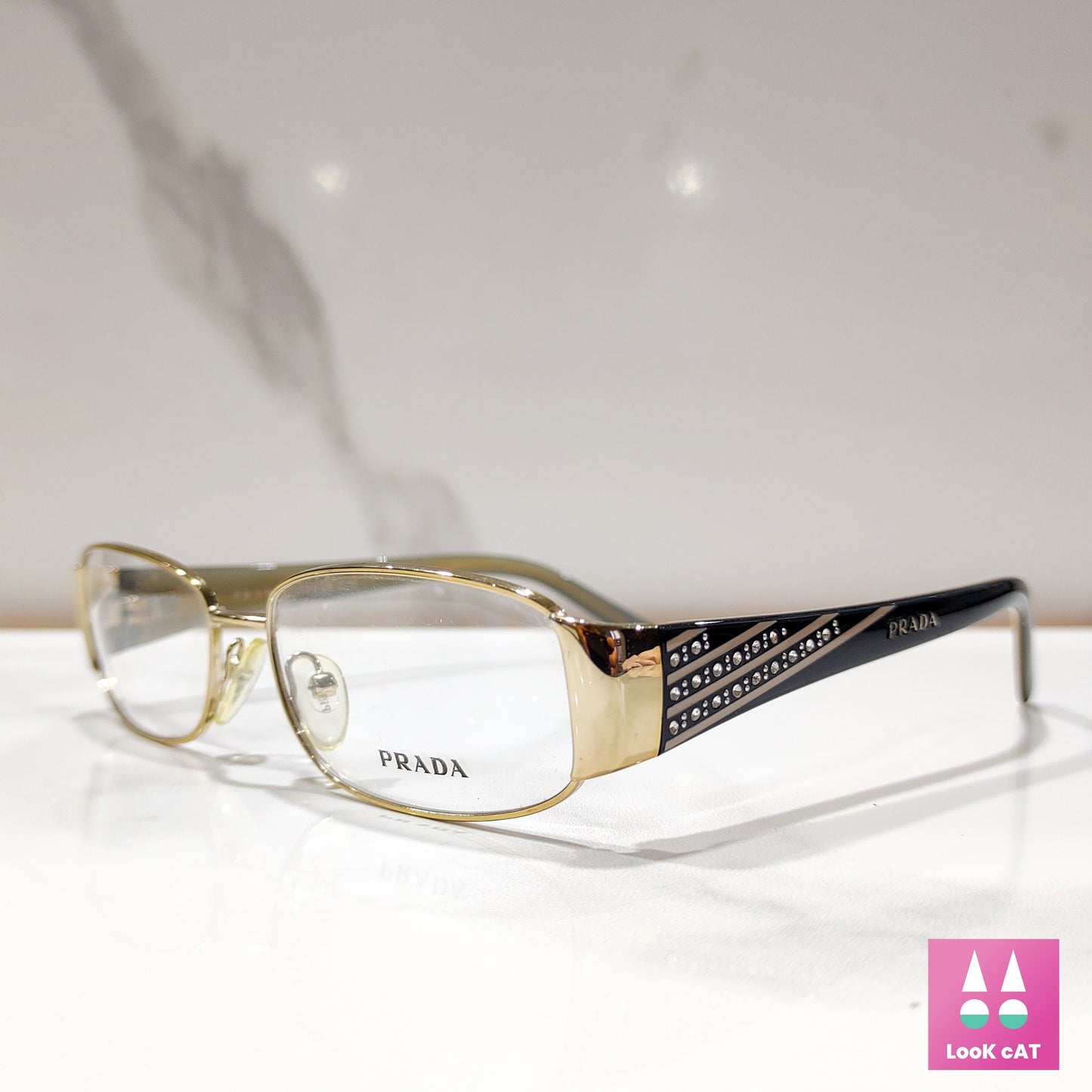 Prada VPR 68L eyeframe occhiali da vista lunetta brille y2k sfumature senza montatura