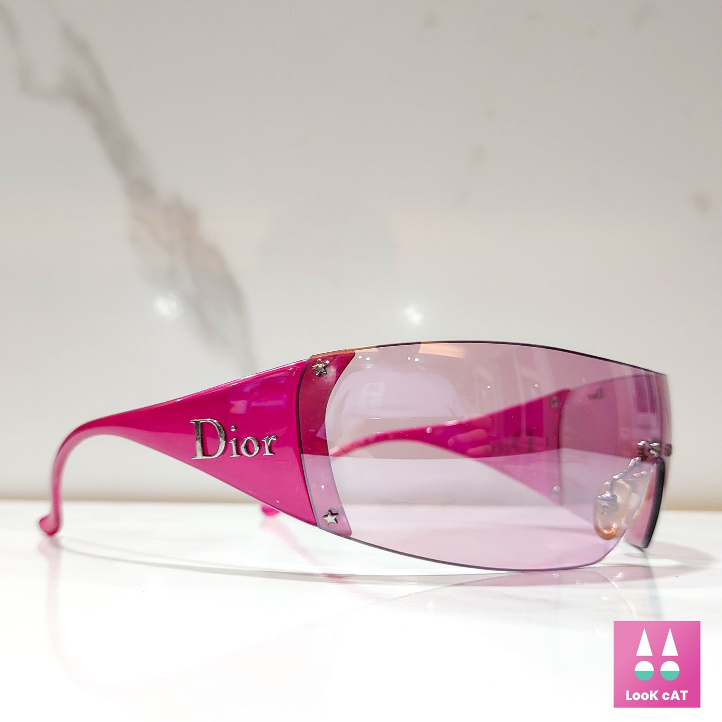 Christian Dior SKI Golf Occhiali da sole vintage rosa occhiali gafas y2k