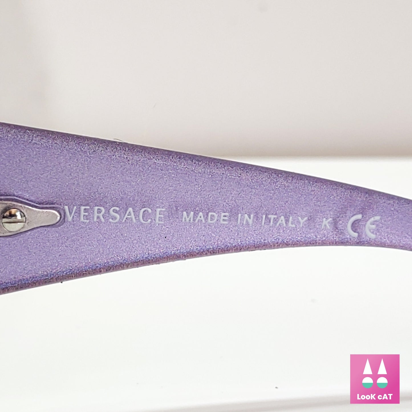 Versace 4143 occhiali da sole vintage wrap shield NOS mai usatiocchiali gafas 90s y2k