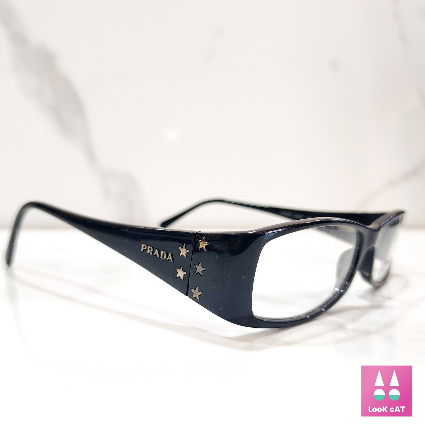 Prada VPR 09H montatura per occhiali da vista lunetta brille y2k sfumature senza montatura