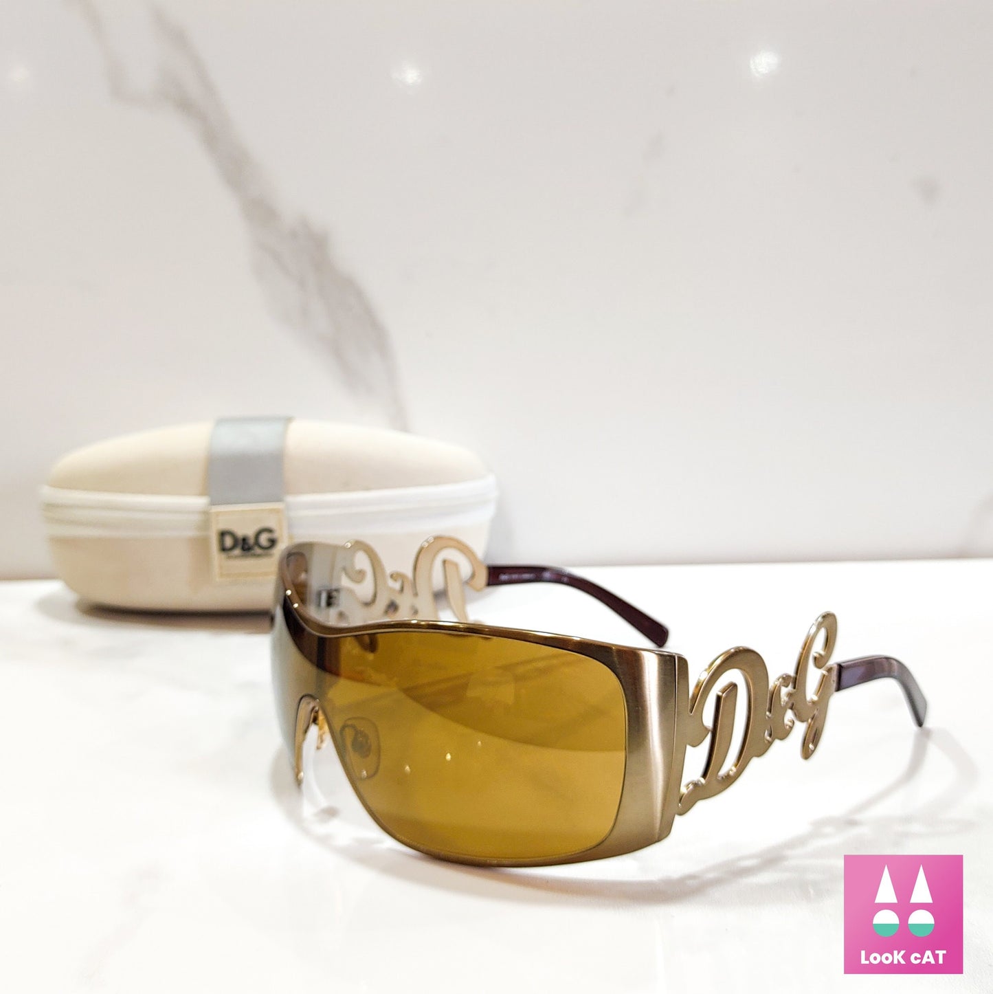 Dolce e Gabbana 6019 Y2K occhiali da sole vintage avvolgenti con scudo occhiali gafas anni '90 monogramma grosso