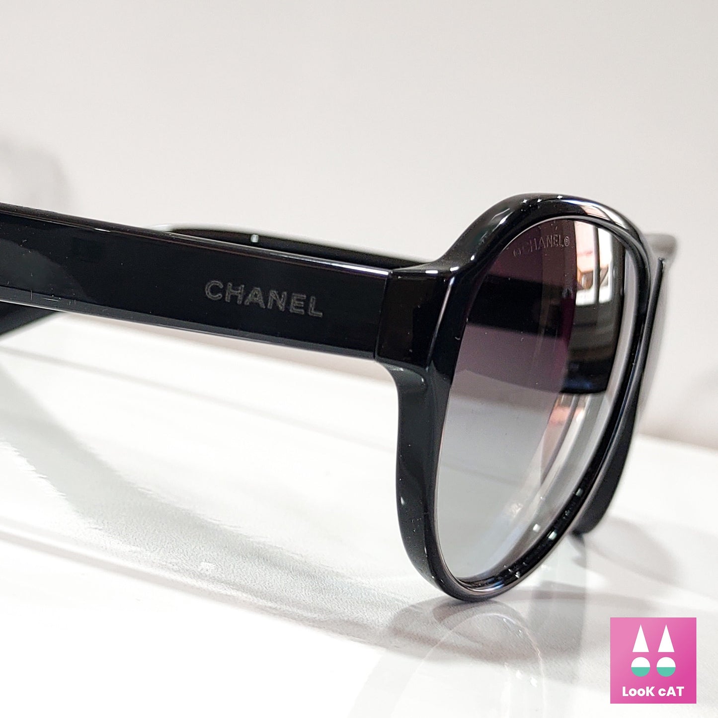 Chanel 5233 occhiali da sole vintage NOS avvolgenti con scudo lunetta brille y2k tonalità pilota