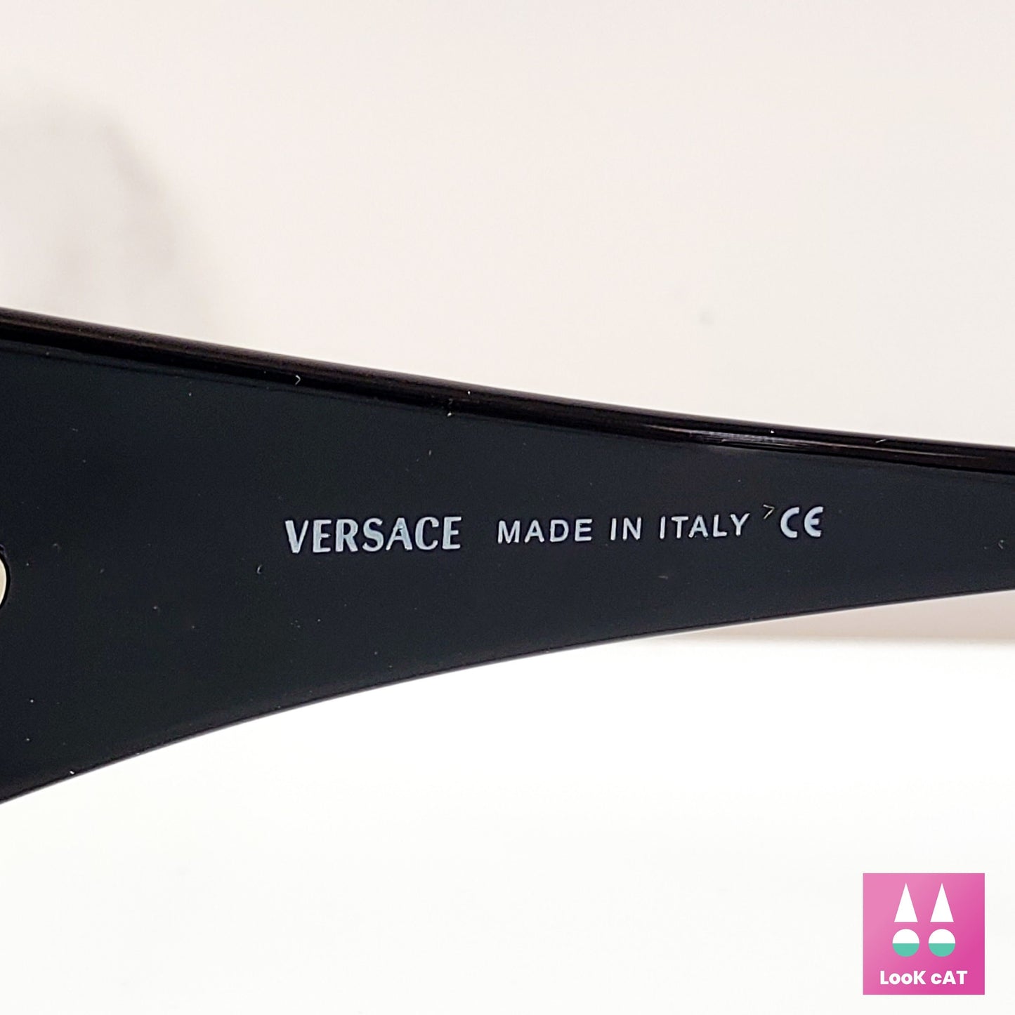 Versace 4069 occhiali da sole vintage avvolgenti con scudo occhiali gafas anni '90 y2k NOS