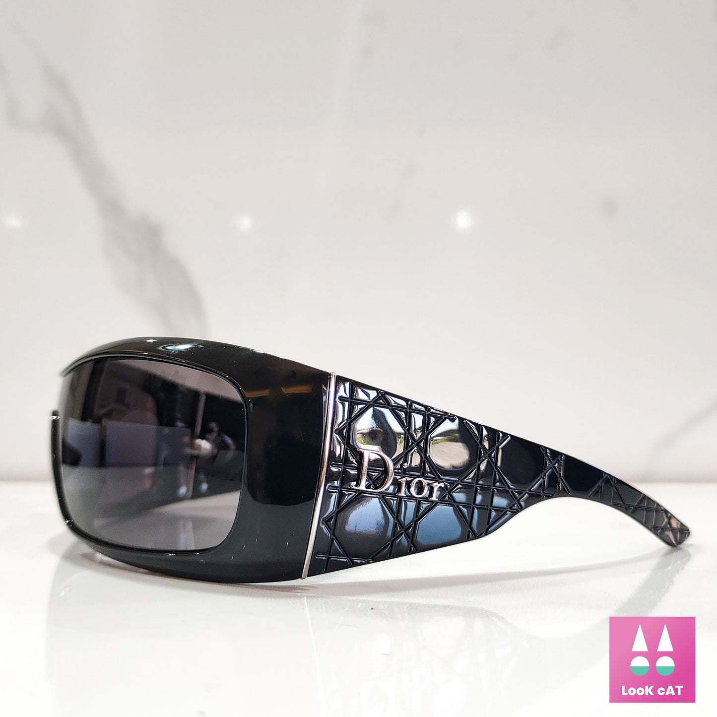 Christian Dior cannage 2 NOS occhiali da sole vintage occhiali gafas y2k
