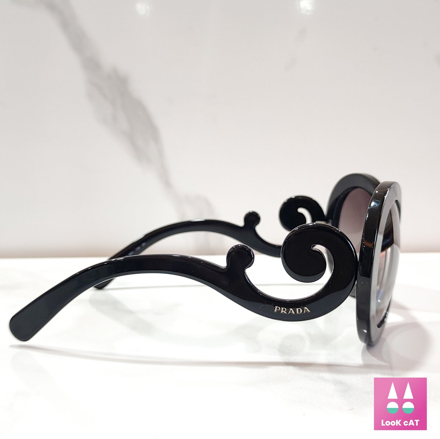 Prada SPR 27 N occhiale da sole vintage barocco lunetta brille tonalità y2k
