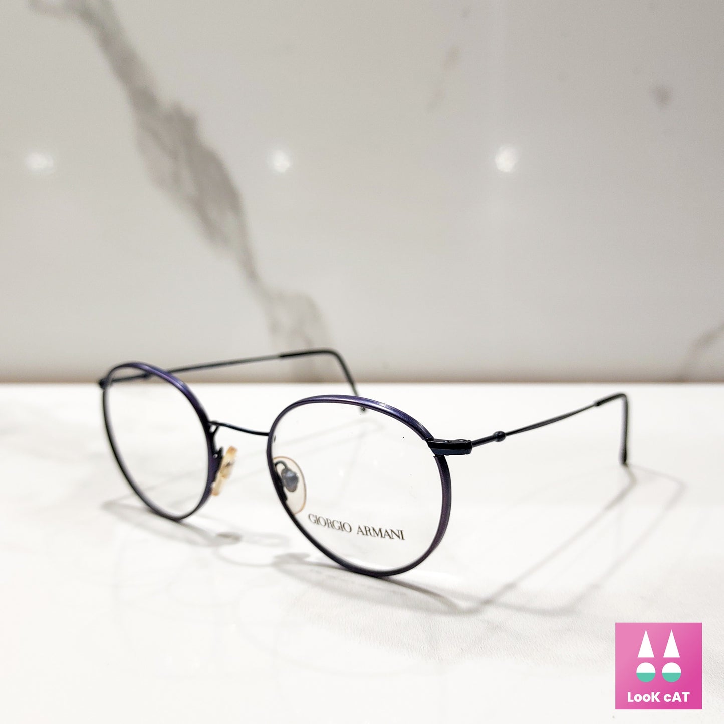 Giorgio Armani 253 eyeframe occhiali da vista lunetta tonalità brille pantos occhiali vintage anni '90 made in Italy