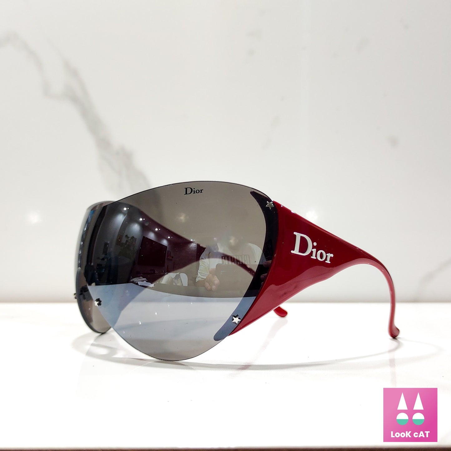 Christian Dior SKI occhiali da sole vintage occhiali gafas Y2k Bianco