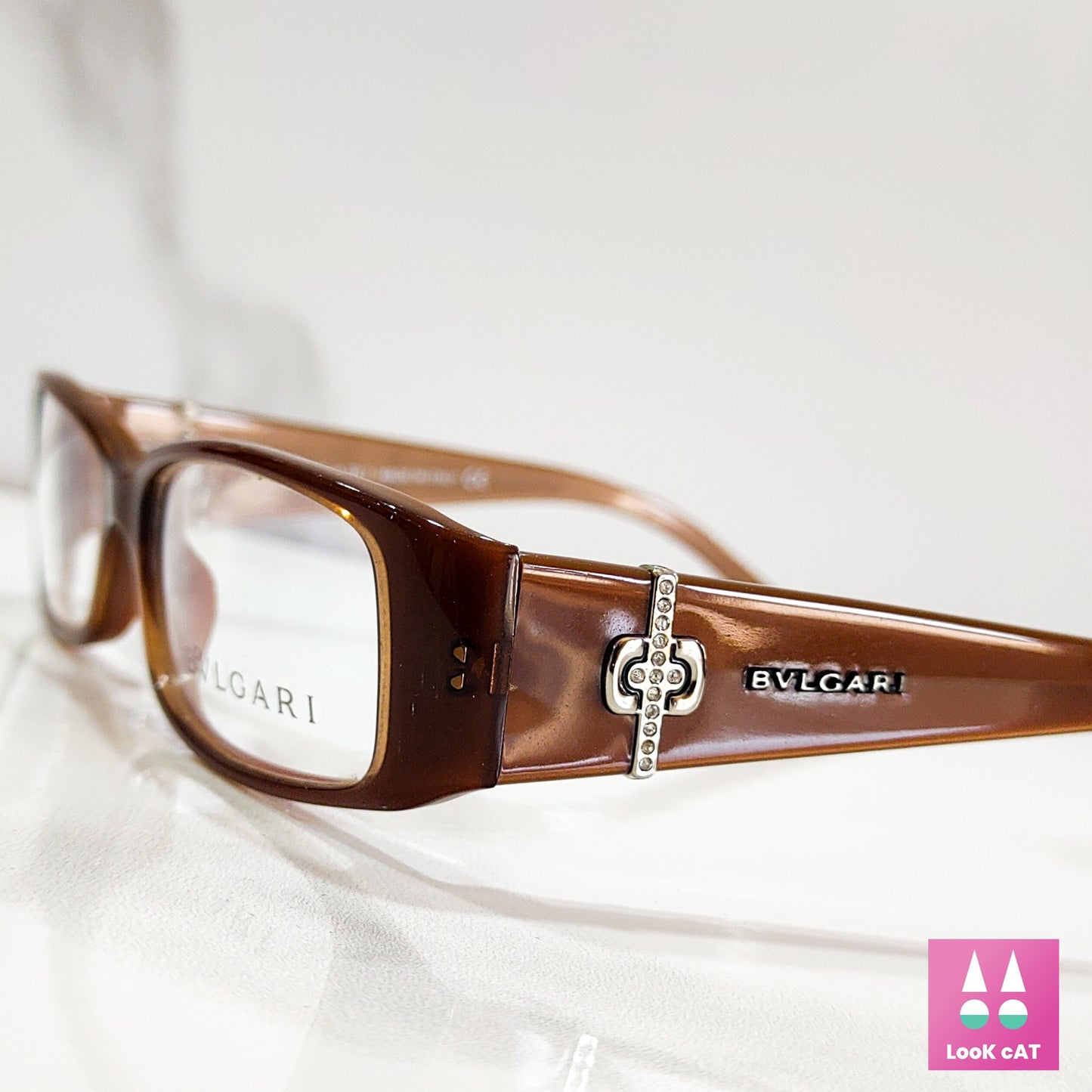 Occhiali da vista Bvlgari 4012 eyeframe con lenti tonde lunetta brille tonalità y2k senza montatura