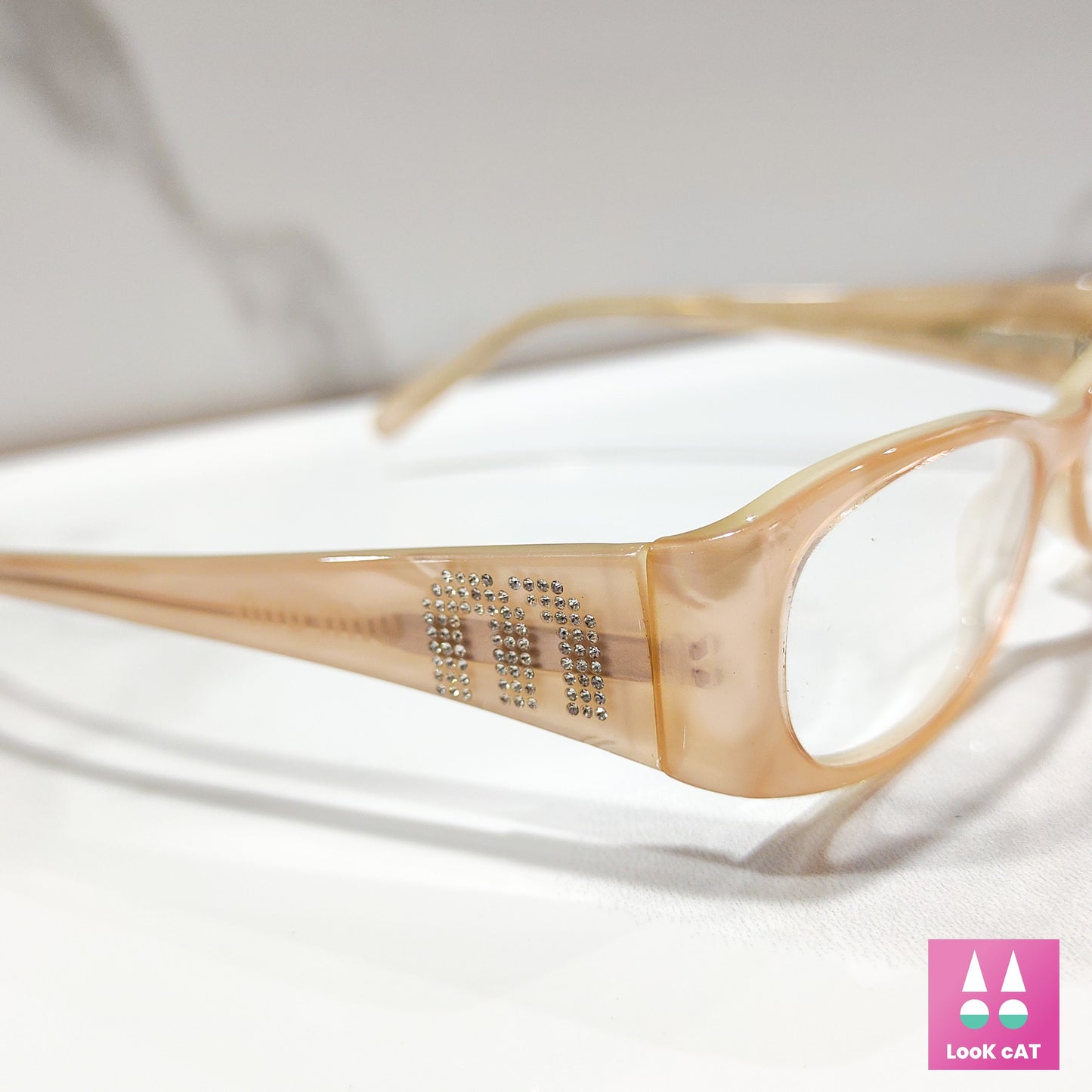 Miu Miu SMU VMU 03F occhiali da vista montatura lunetta brille y2k anni '90 tonalità monogramma autentico designer