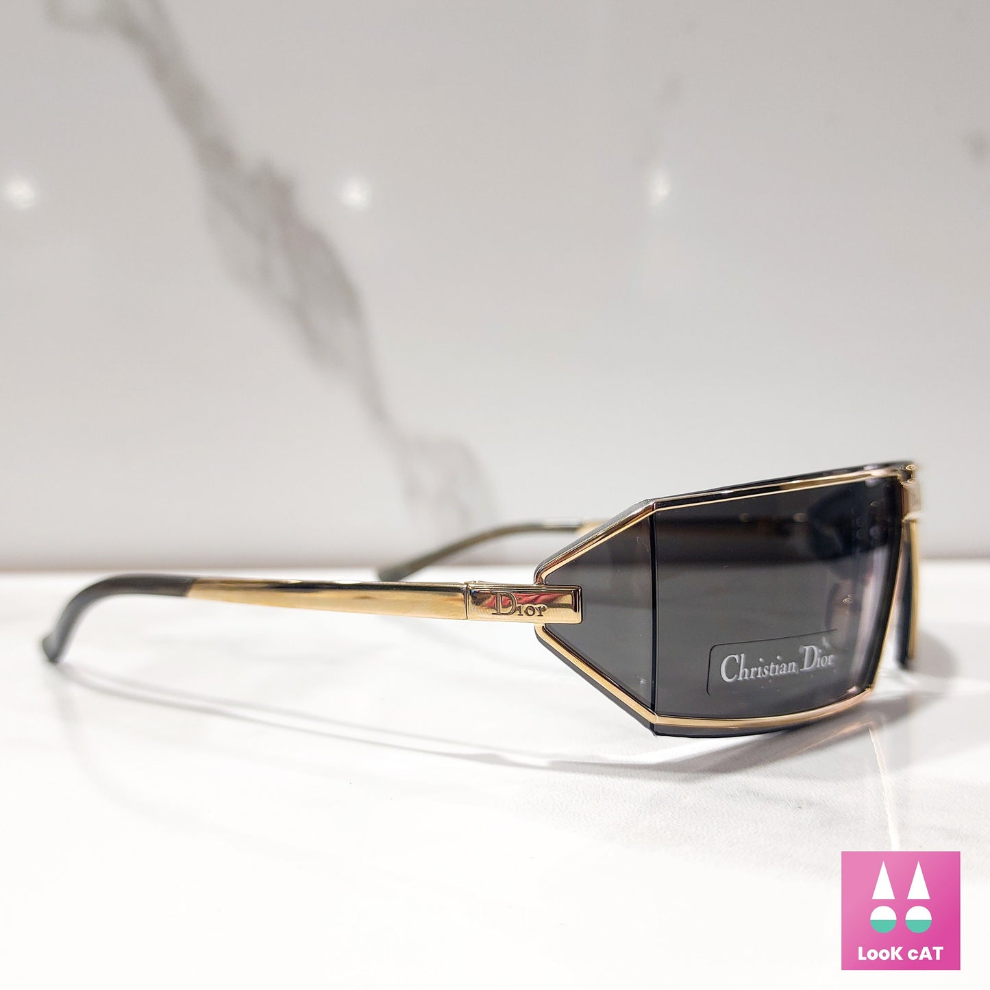 Christian Dior Troika occhiali da sole vintage occhiali gafas y2k avvolgente maschera scudo avvolgente