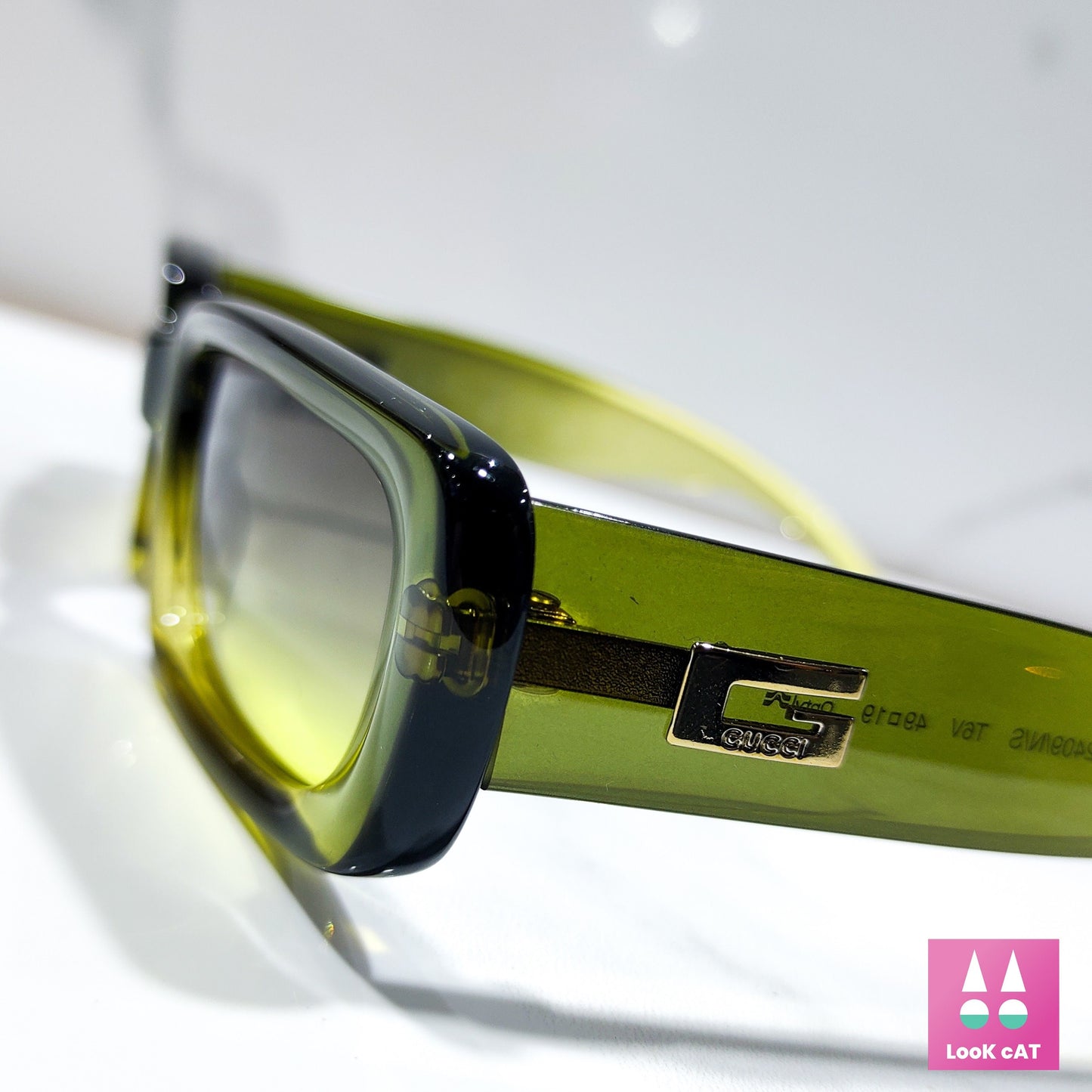 Gucci GG 2409 rari occhiali da sole vintage NOS occhiali lunetta brille y2k