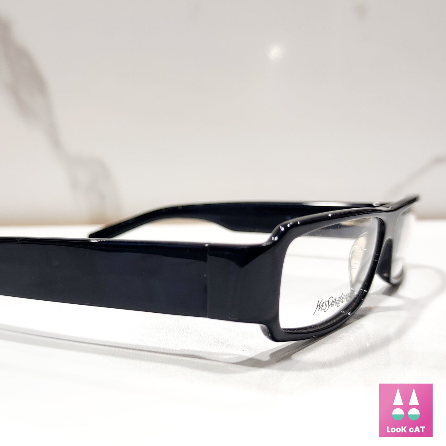 Yves Saint Laurent mod 6085 YSL y2k occhiali da vista montatura lunetta brille y2k anni '90 tonalità monogramma autentico designer