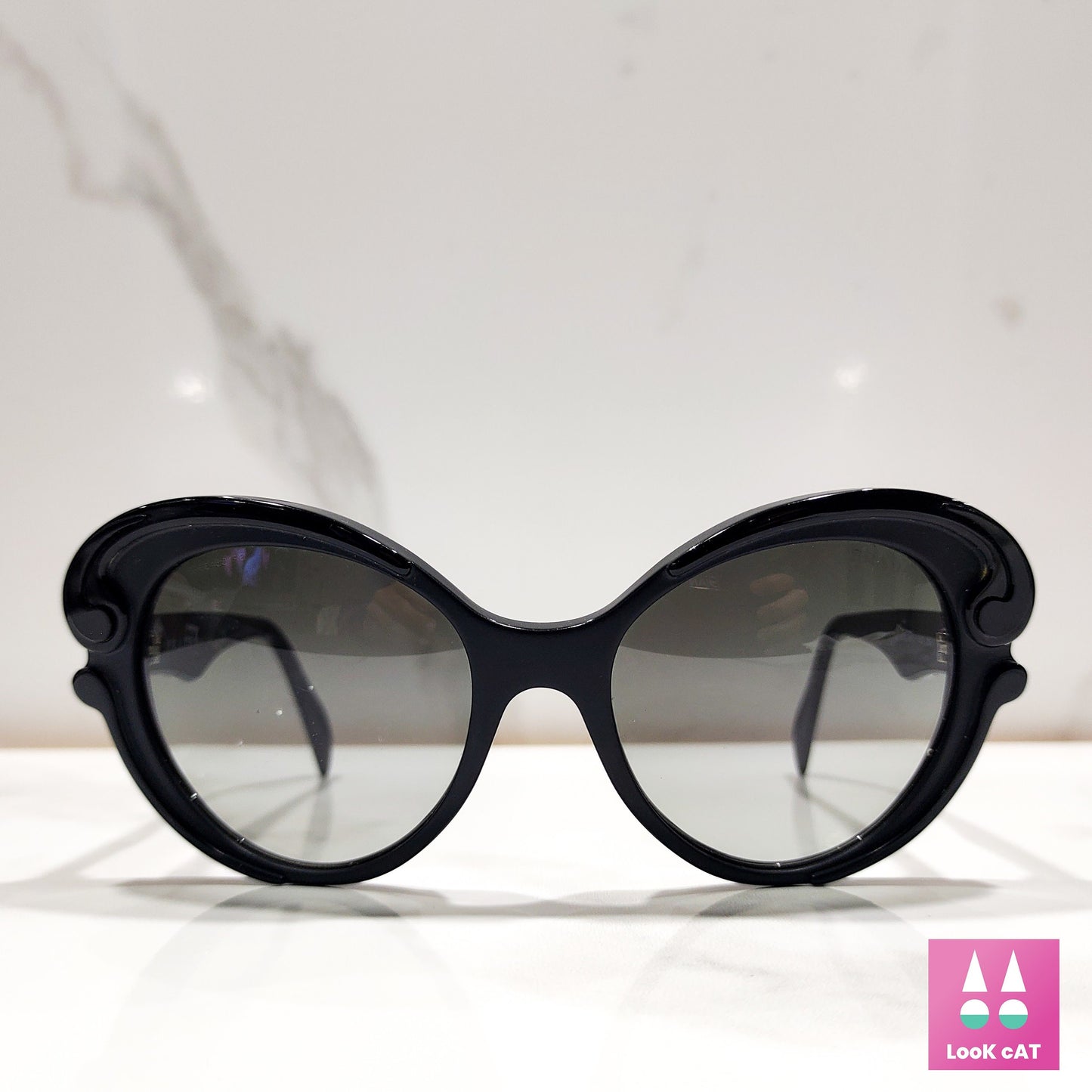 Prada SPR 28 N occhiale da sole vintage barocco lunetta brille tonalità y2k