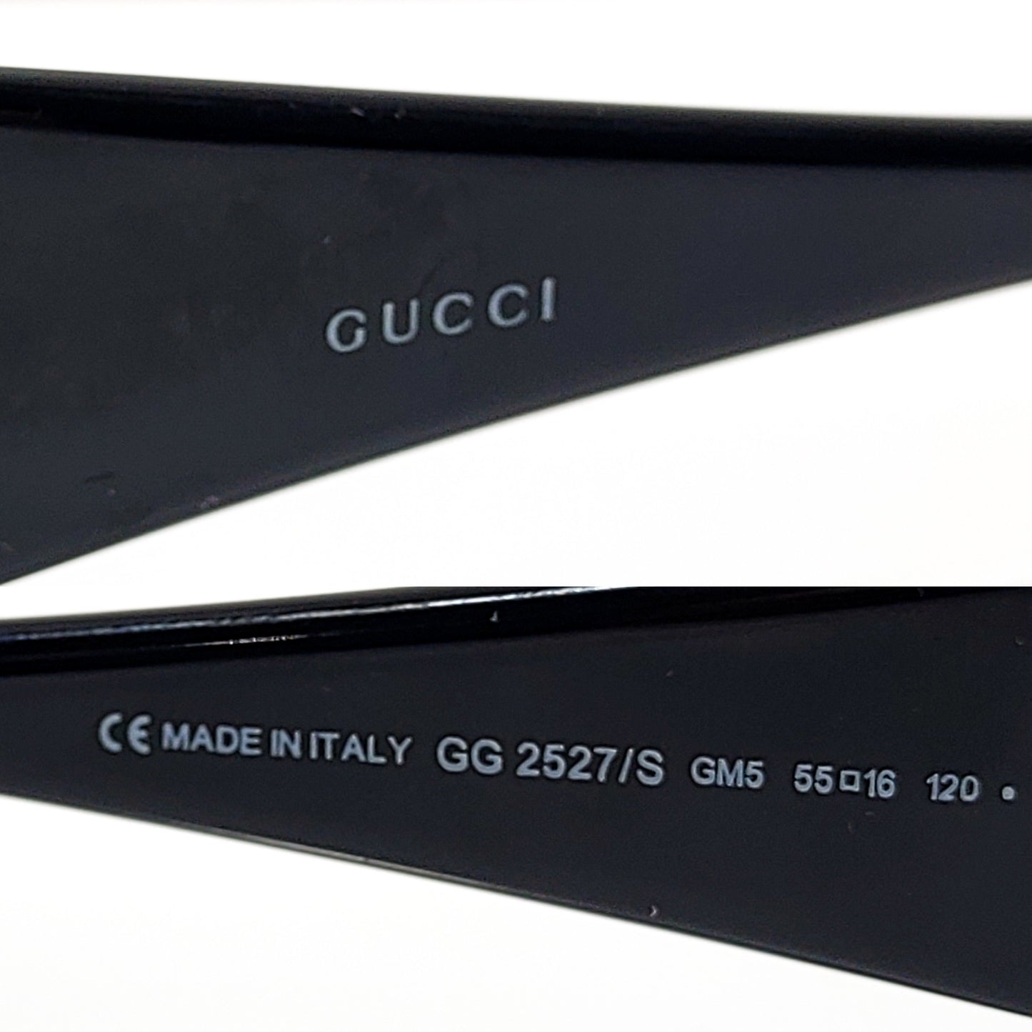 Gucci GG 2527 rari occhiali da sole vintage NOS occhiali lunetta brille y2k