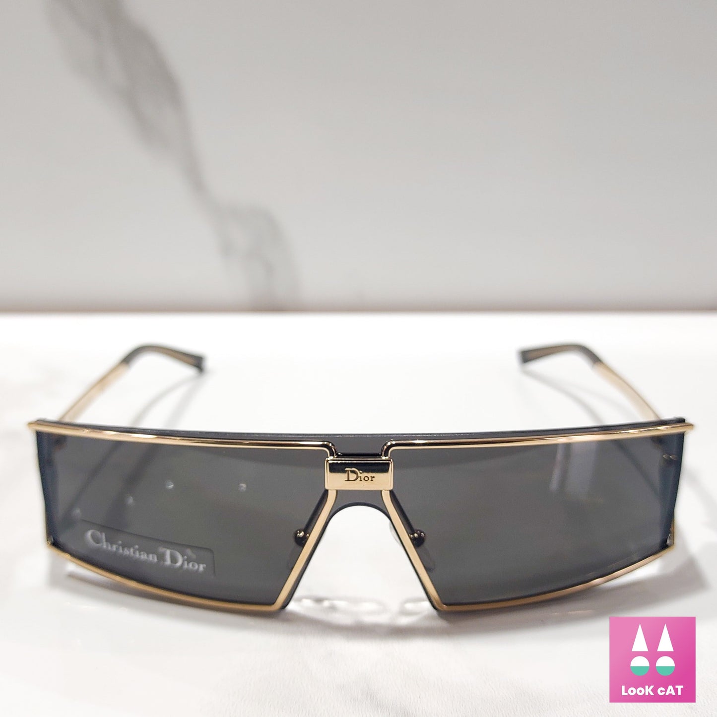 Christian Dior Troika occhiali da sole vintage occhiali gafas y2k avvolgente maschera scudo avvolgente