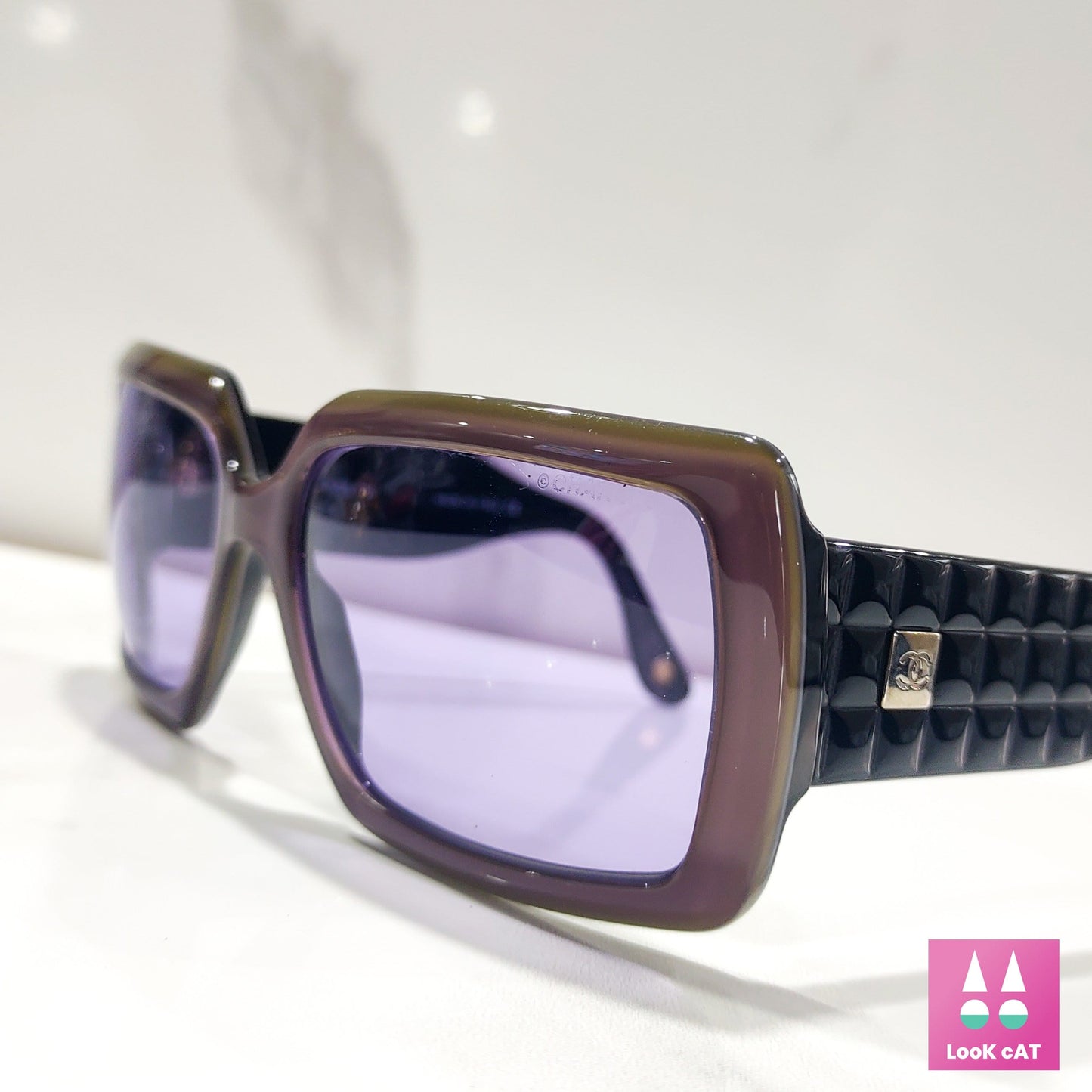 Occhiali da sole vintage Chanel mod 5028 lunetta brille tonalità y2k senza montatura
