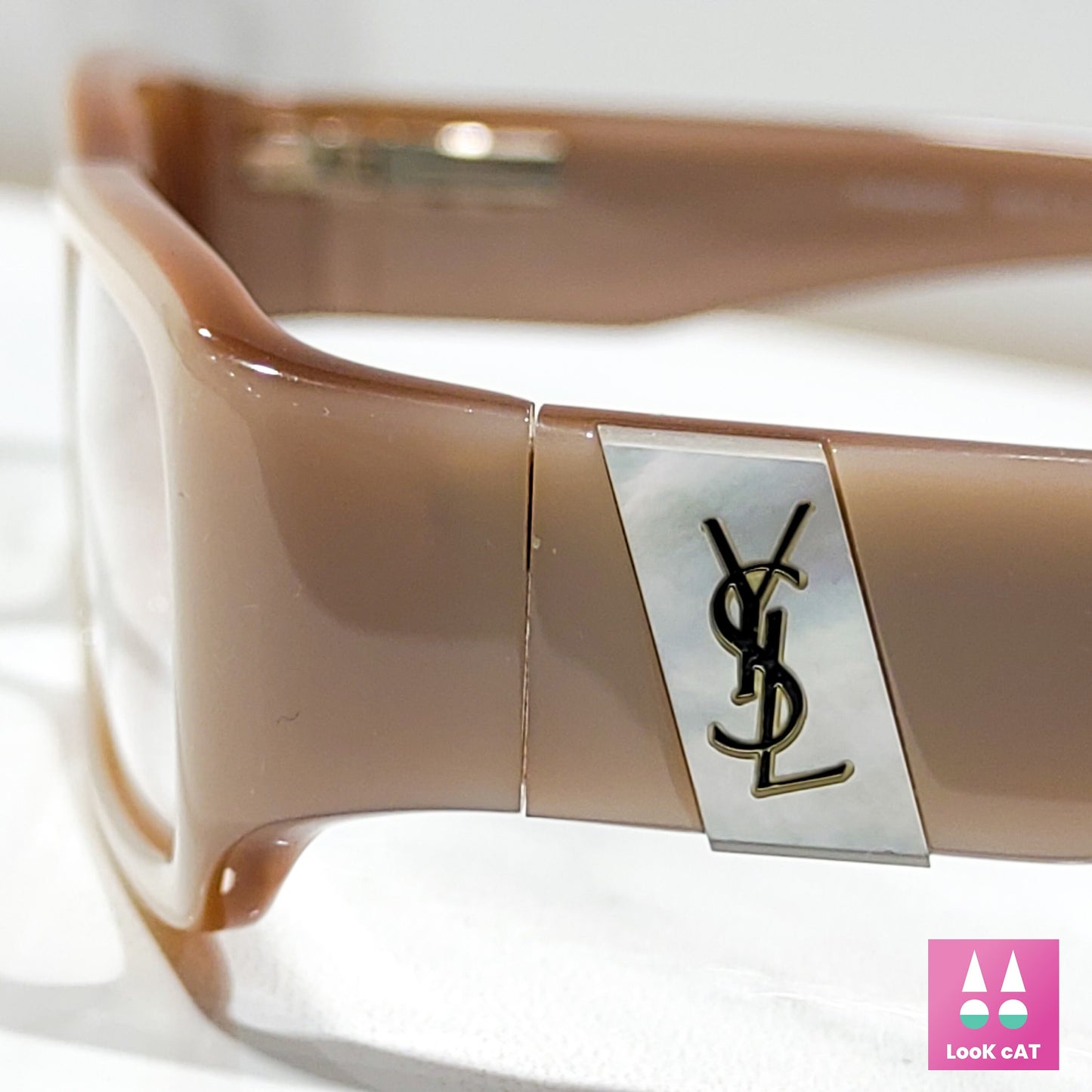 Yves Saint Laurent mod 2191 YSL y2k occhiali da vista montatura lunetta brille y2k anni '90 tonalità monogramma autentico designer
