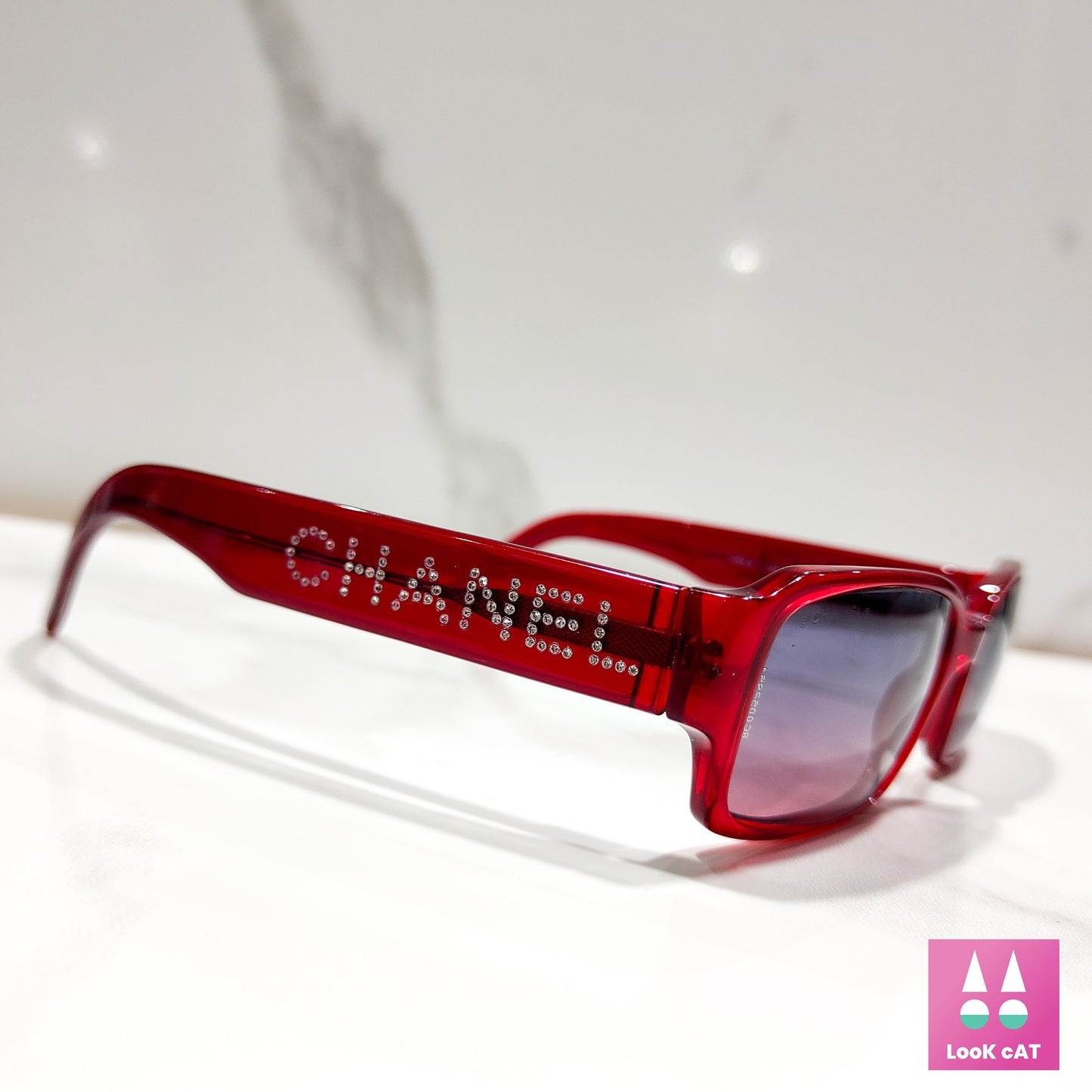 Occhiali da sole Chanel modello 3059 lunette brille tonalità y2k senza montatura